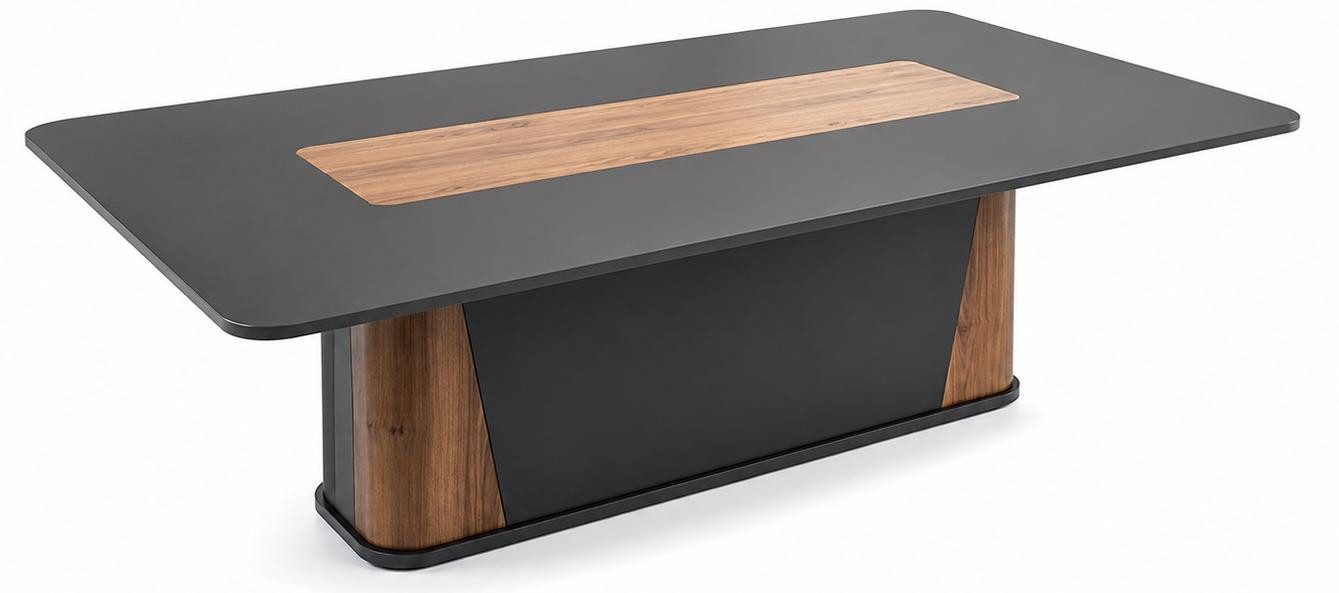 JVmoebel Schreibtisch Schicker Designer Tisch Arbeitszimmer Holztische Edle Tischplatte, Made in Europa