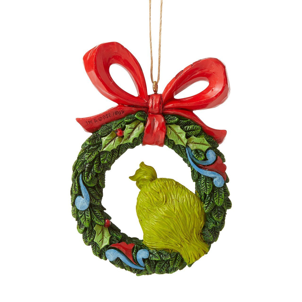 enesco Christbaumschmuck Grinch späht durch Kranz (Der Grinch) (1-tlg), Mar günstig online kaufen