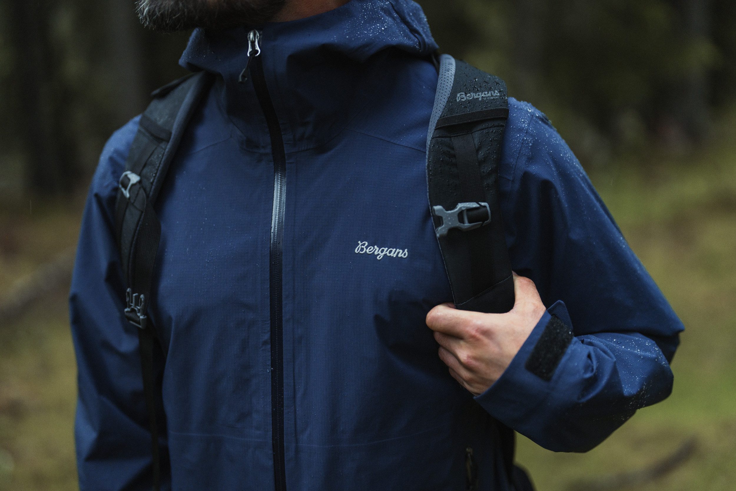 Bergans Regenjacke Bergans Herren Essentials 3L Shell Regenjacke