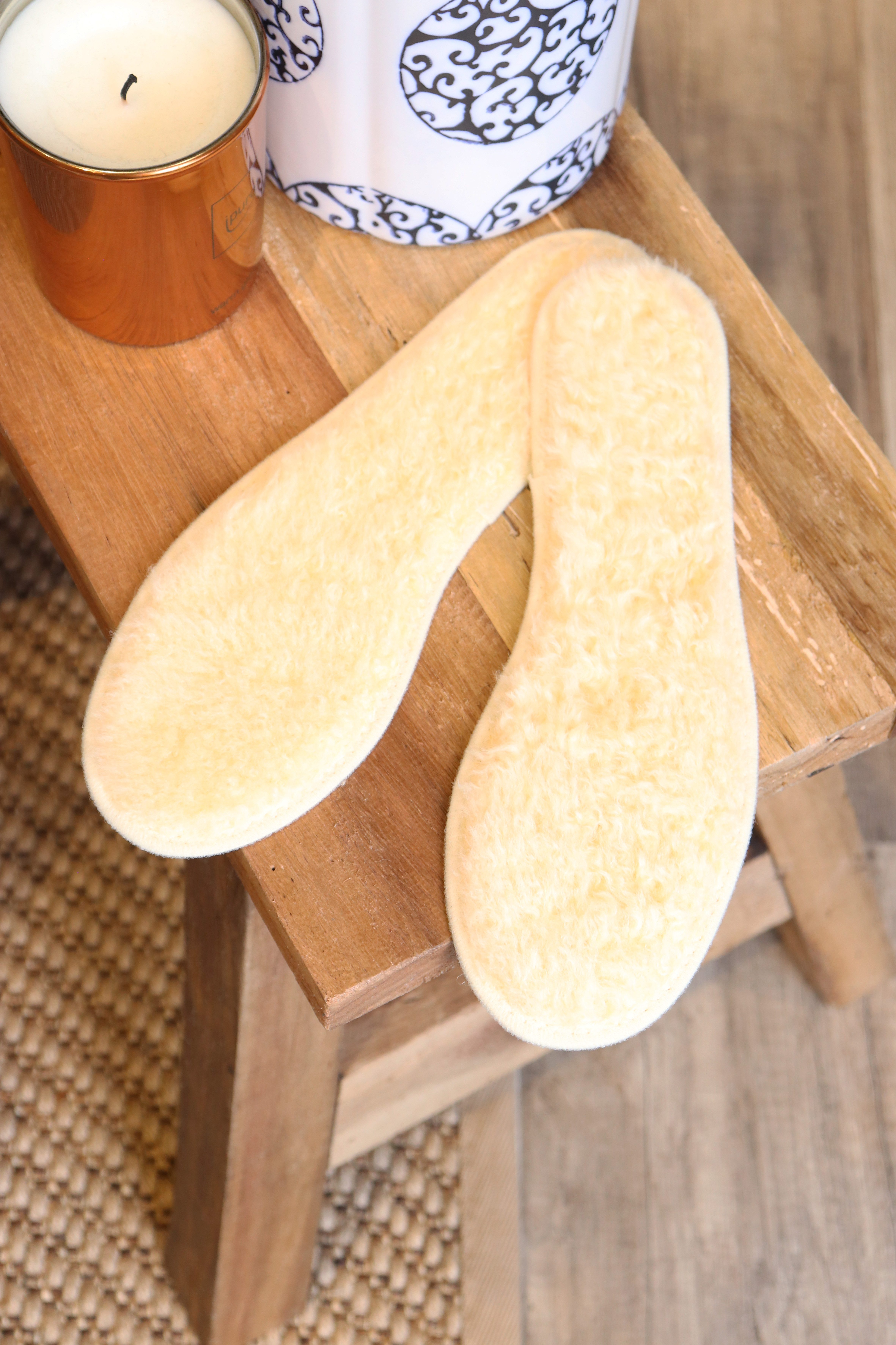 Kaiser Einlegesohlen Lammfell-Einlegesohlen aus hochwertigem Lammfell