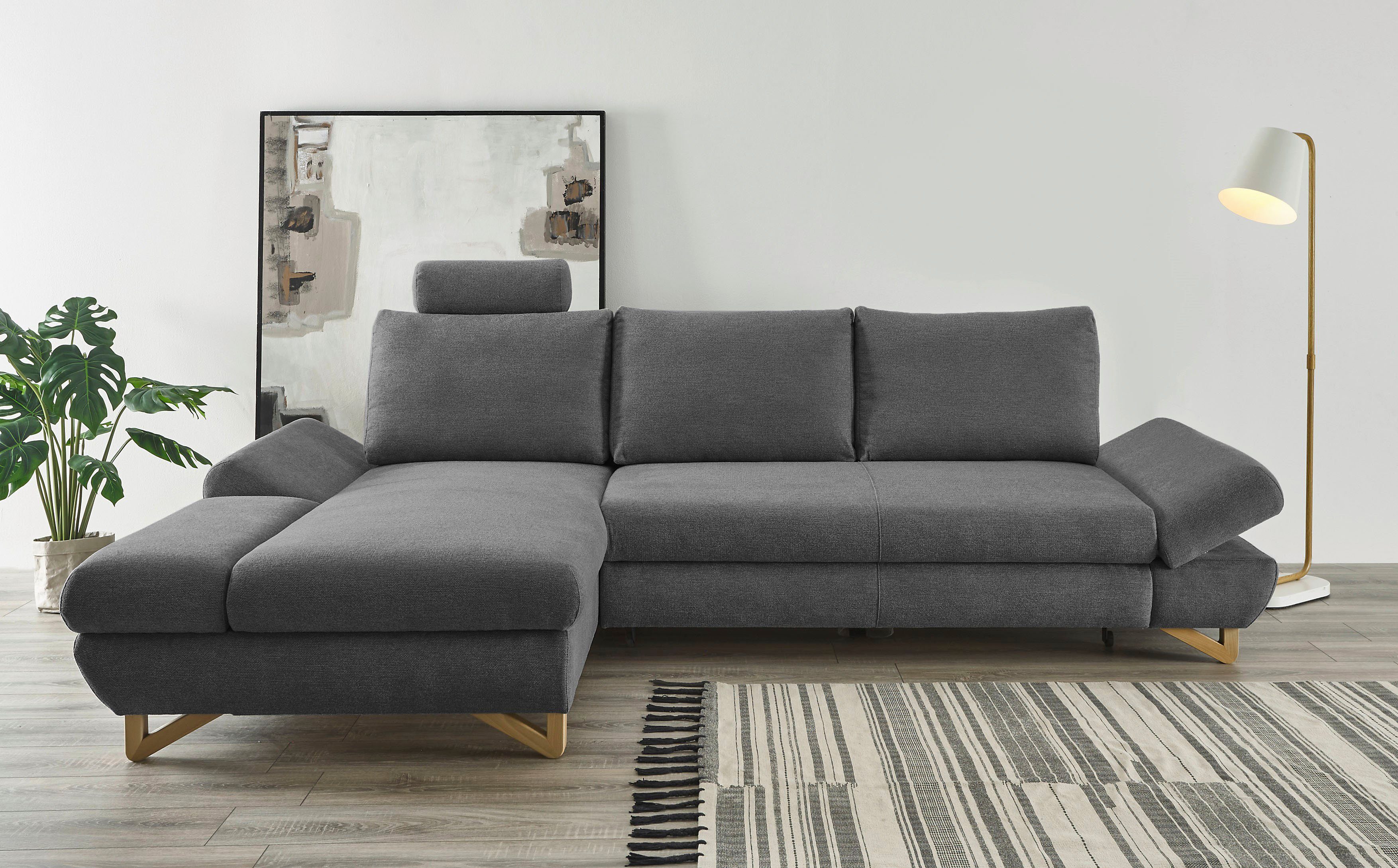 INOSIGN Schlafsofa City/Giron, komfortable Bettfunktion (Liegefläche günstig online kaufen