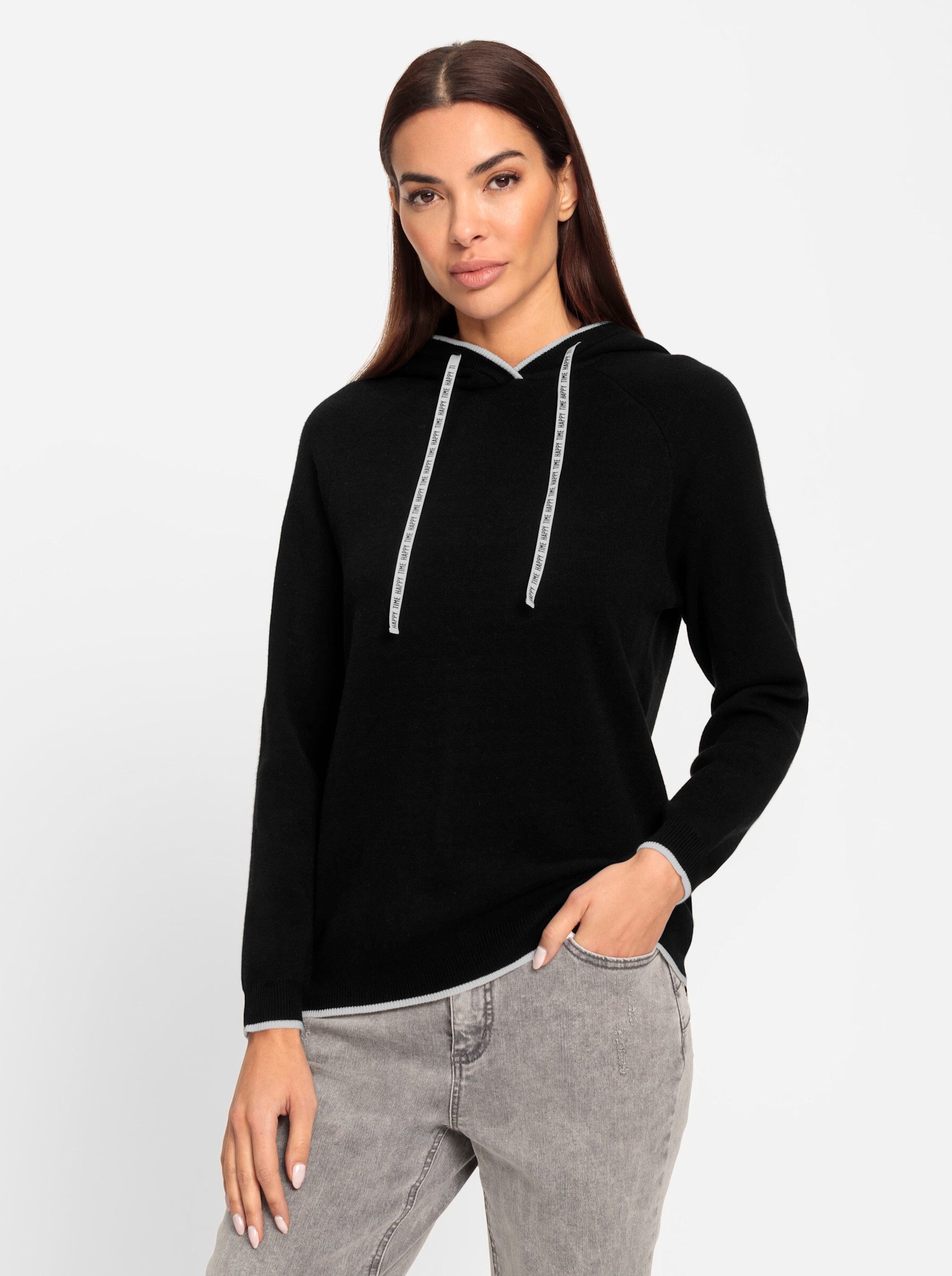 heine Strickpullover Kapuzenpullover günstig online kaufen