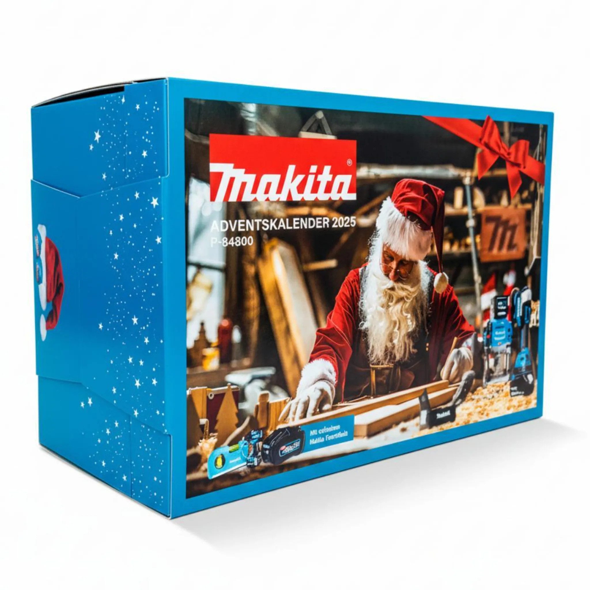 Makita Adventskalender 78 tlg Werkzeug Adventskalender Männer - SONDEREDITION (Spar-Set mit Handwerkzeug für Herren, Weihnachten, 24-tlg), Weihnachtskalender Werkzeugkoffer, Handwerker Advent Kalender Mann