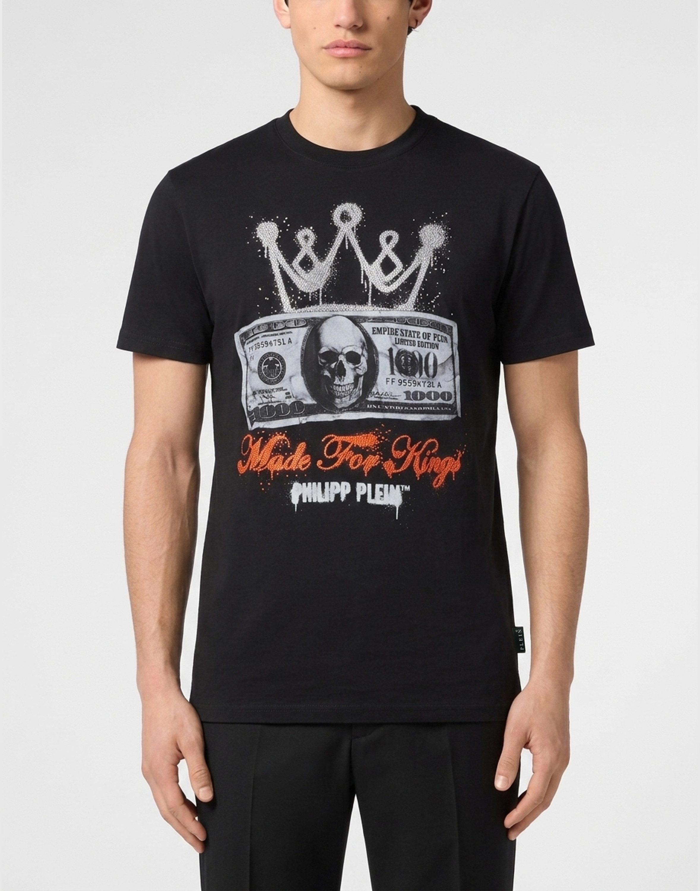 PHILIPP PLEIN T-Shirt Kurzarm-Rundhals-T-Shirt