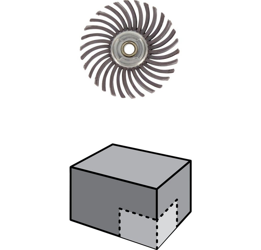Thumbnail - DREMEL Schleifaufsatz Dremel Speedclic Feinschleifbürste, Körnung 36 Dremel 471S 2615S471JA