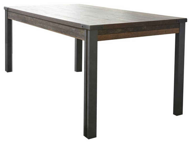 Esstisch PRIME, (1 Tisch), B 160 cm x T 90 cm, Old Wood Dekor, Matera Dekor