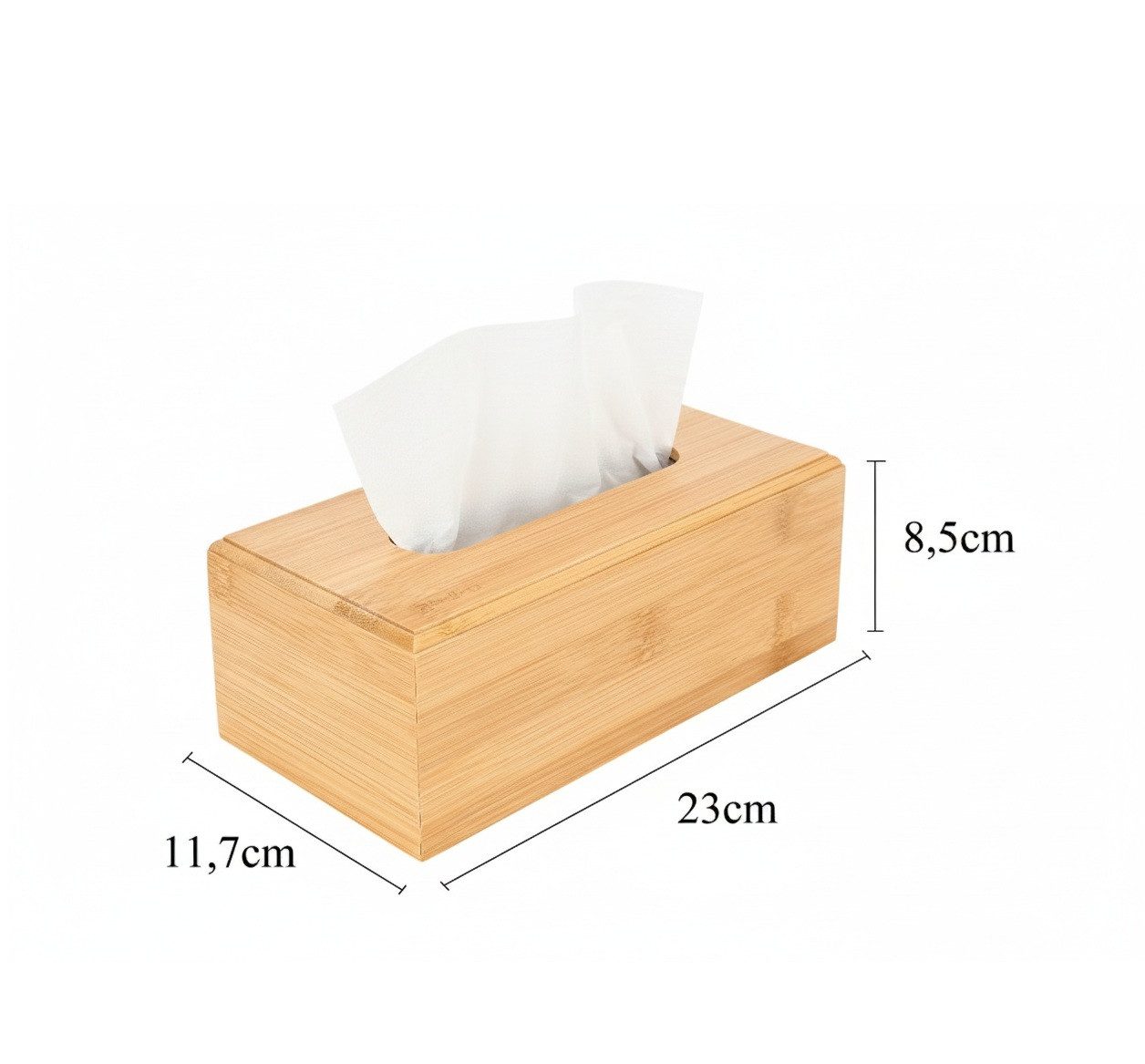Cheffinger Kosmetikbox Bambus Taschentuschbox - Kosmetikbox günstig online kaufen