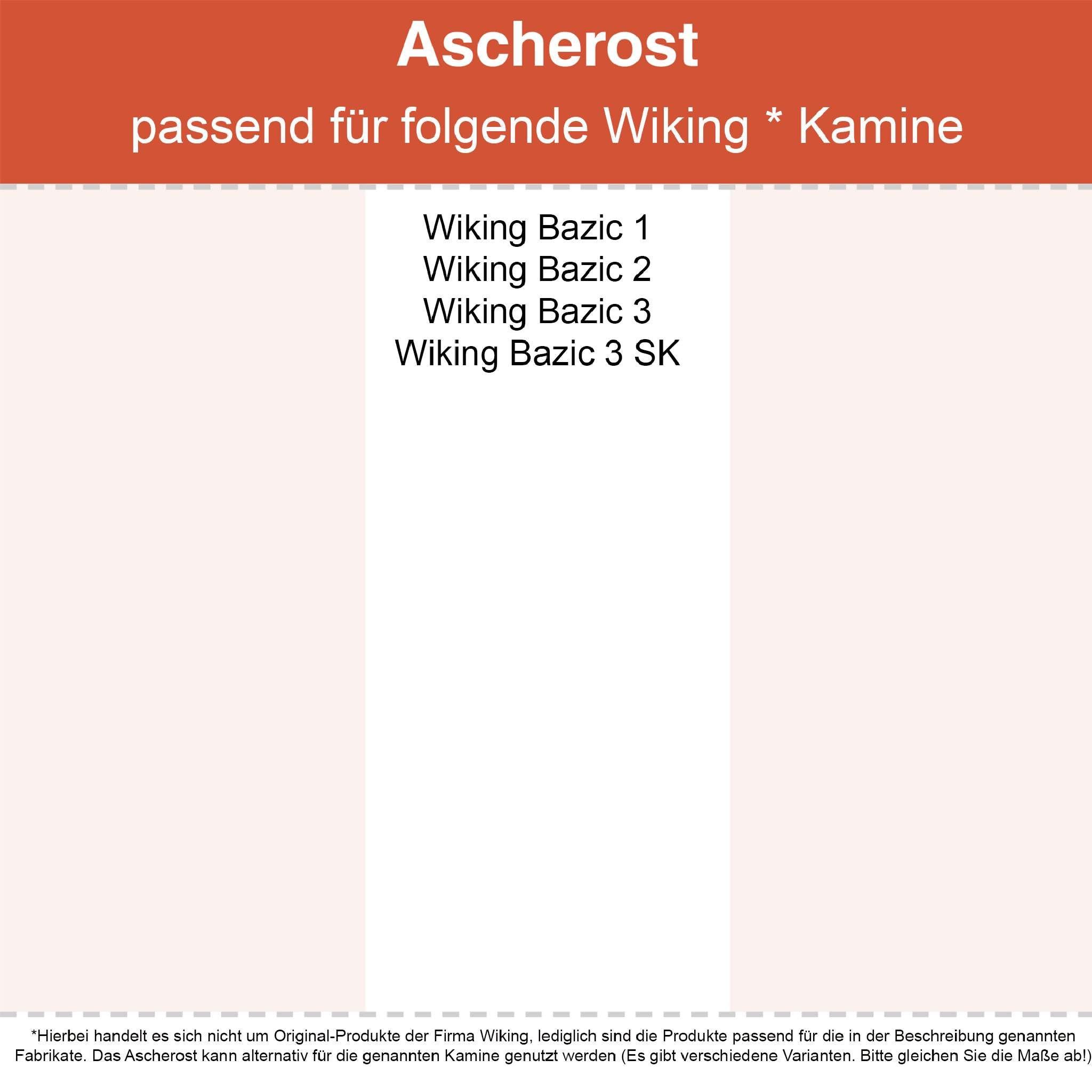 Feuerfest 123 GmbH Grillrost Kaminrost / Ascherost 410x297x10mm passend für Wiking**