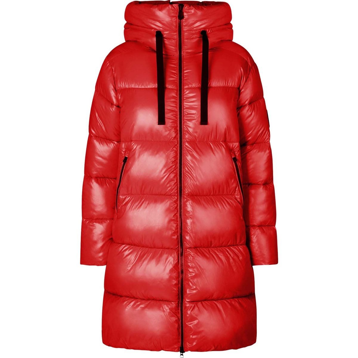 SAVE THE DUCK Outdoorjacke Isabel Elegante Damenjacke mit glänzender Oberfläche, tierfreier Wattierung