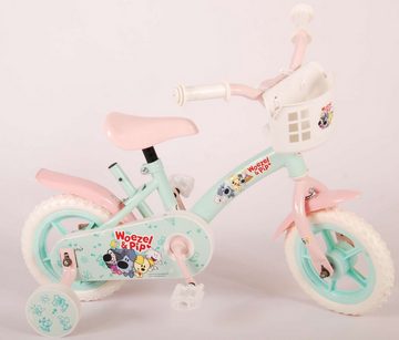 Volare Kinderfahrrad Kinderfahrrad Woezel & Pip für Mädchen 10 Zoll Kinderrad in Mint Blue