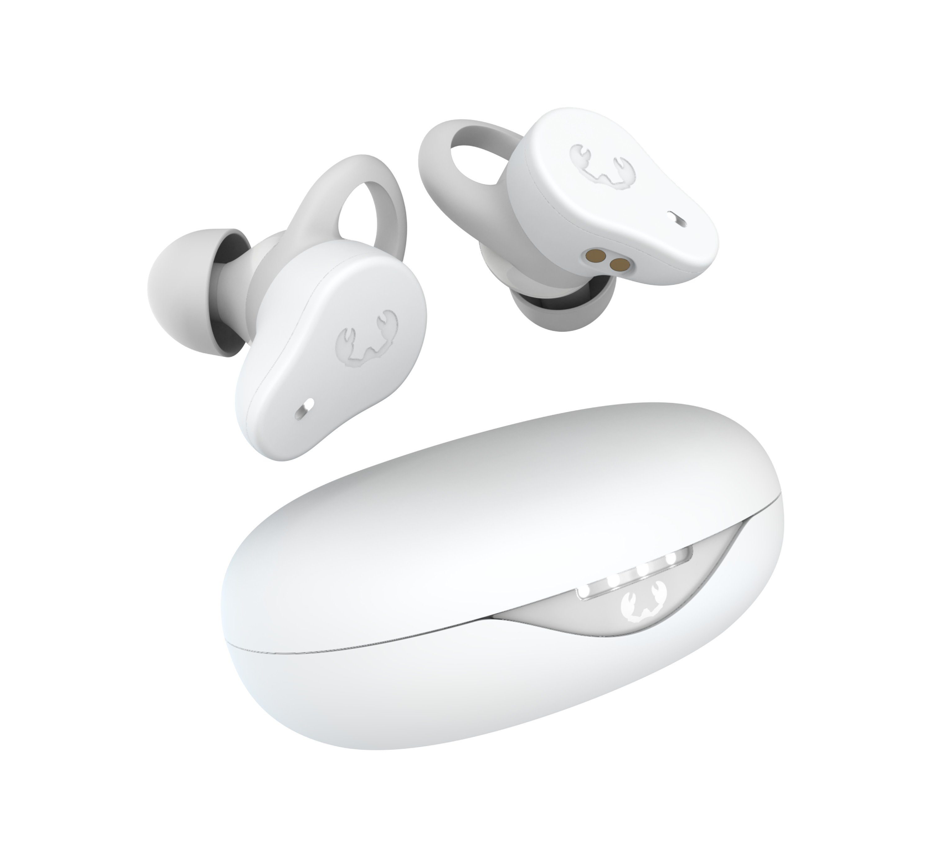 Fresh´n Rebel Twins Move Kopfhörer (Kabelloses Hörerlebnis mit True Wireless-Technologie, Intuitive Touch-Steuerung für bequeme Bedienung, Langlebige Batterie mit bis zu 30 Stunden Wiedergabezeit) Ice Grey