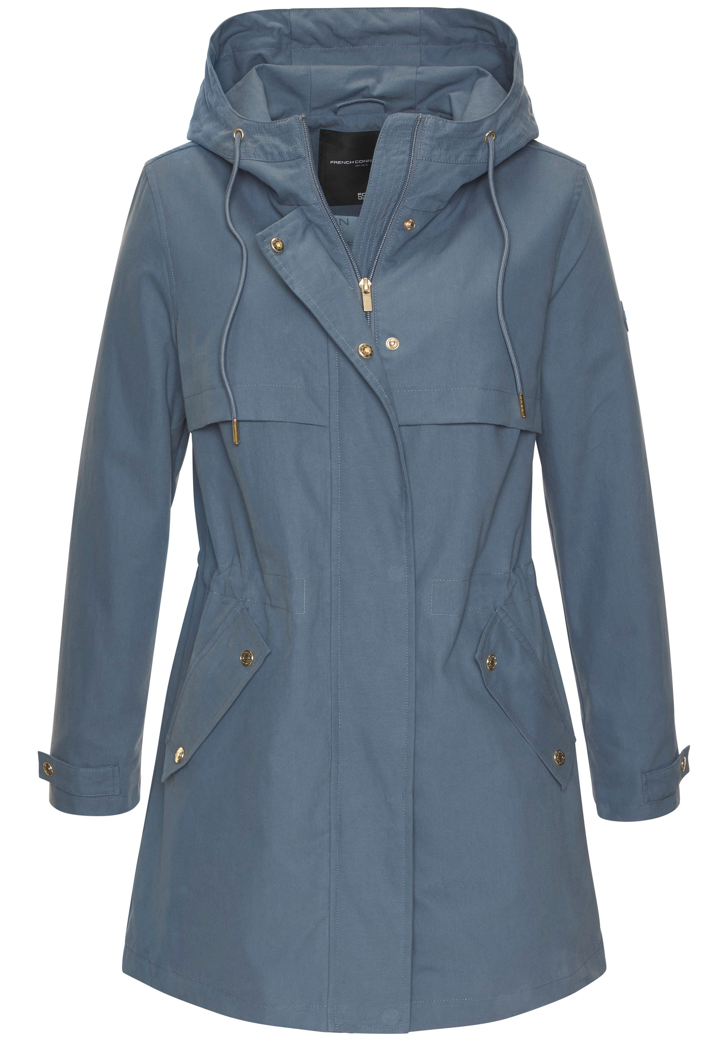 French Connection Outdoorjacke Saumschlitz mit Druckknöpfen auf der Rückseite. € 139,99