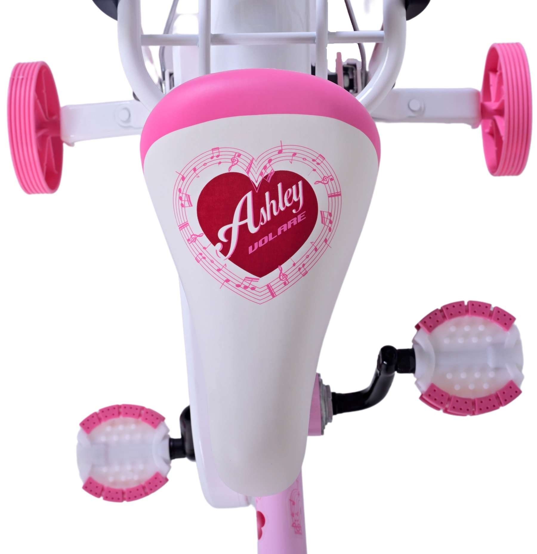 Volare Kinderfahrrad Ashley mit Rücktrittbremse in verschiedenen Größen und Farben, bis 60 kg, 85% zusammengebaut, Luftbereifung, einstellbare Lenkerhöhe
