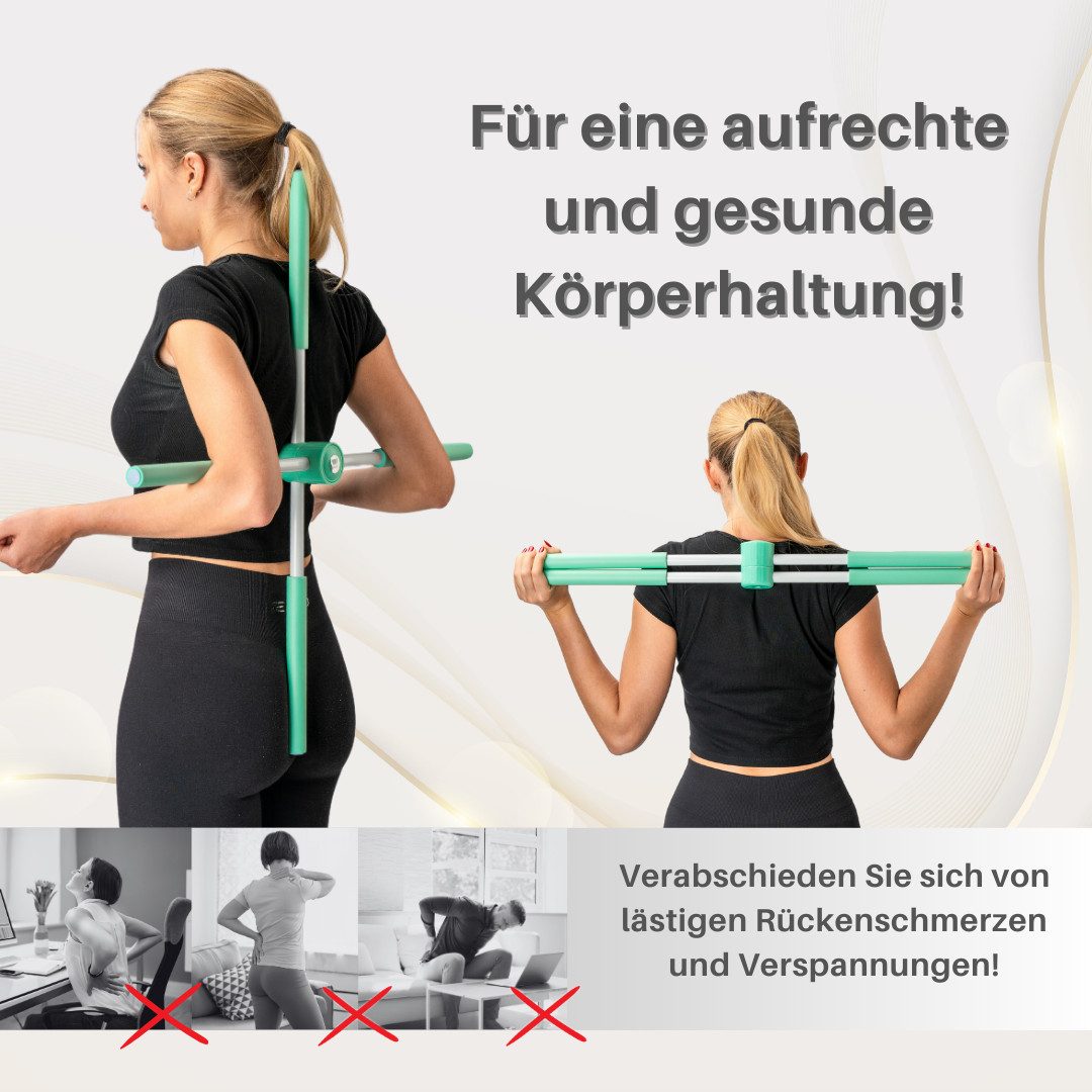 Winch Rückenstabilisator Yoga Stick, Wunder für bessere Körperhaltung (1-tlg), für Haltungskorrektur, Yoga, Pilates, Reha & Rückentraining