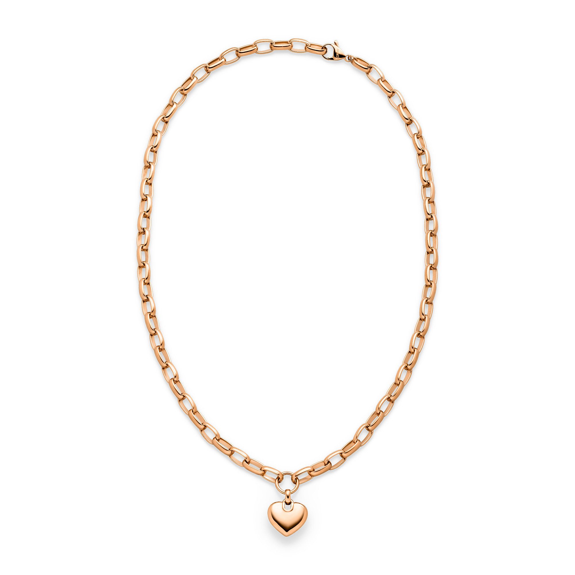 s.Oliver Kette mit Anhänger Chunky Heart, Herz