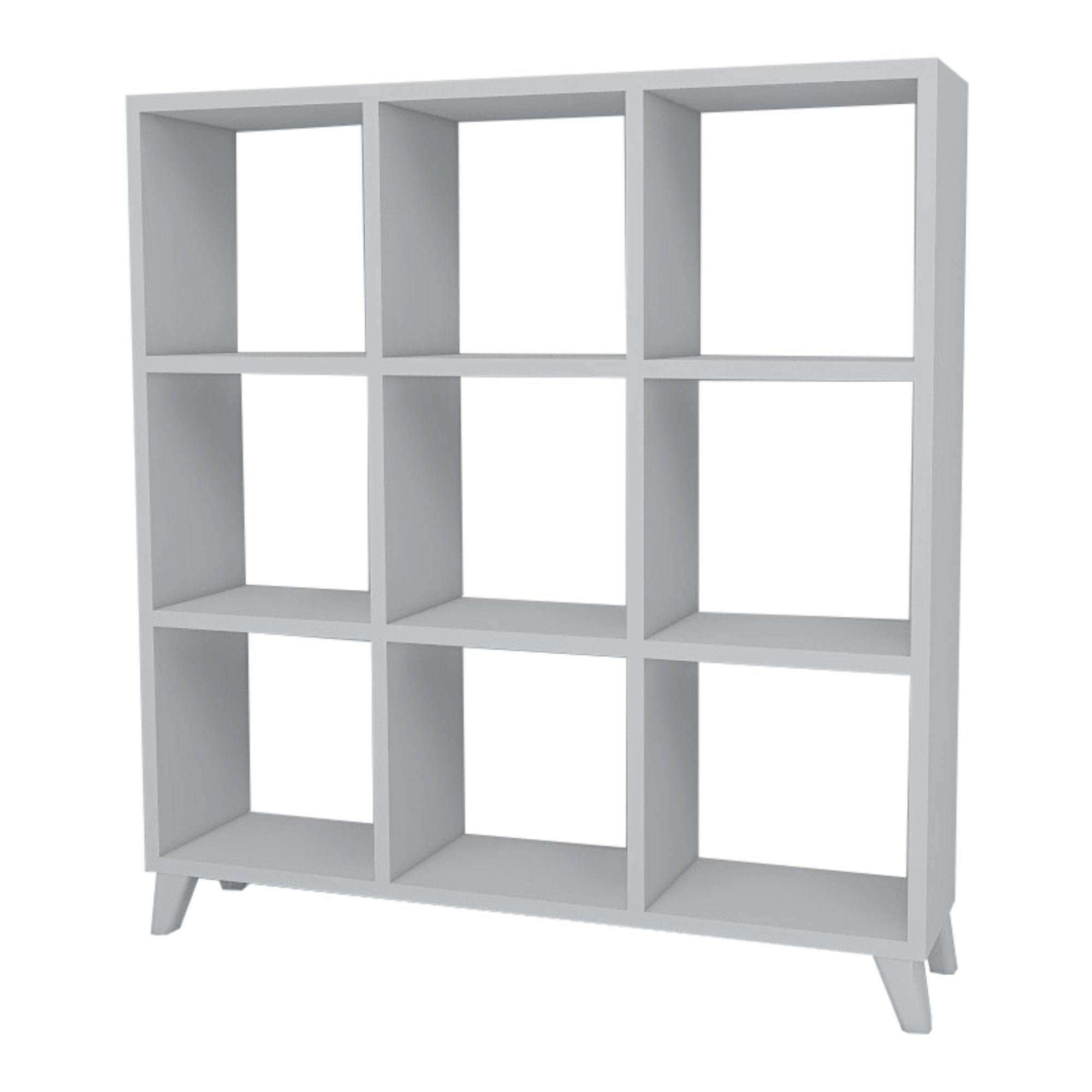en.casa Standregal, Svedala Bücherregal 88x88x20cm, 9 günstig online kaufen