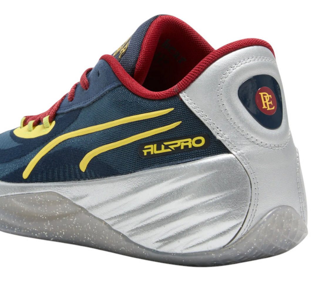 PUMA Hallen-Indoorschuhe All-Pro Nitro Polar Express (Basketball) navyblau Badmintonschuh