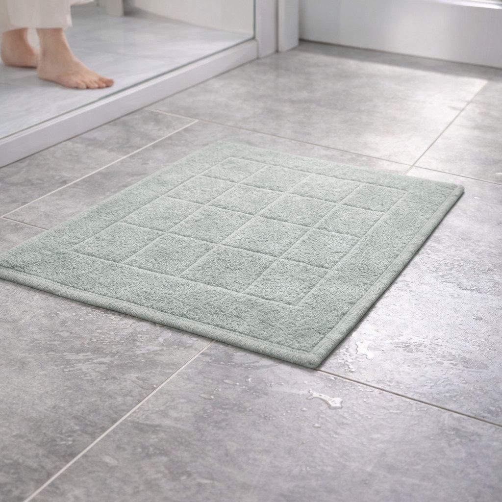 Betz Badematte Badvorleger Berlin Größe 50x70 cm Qualität 650 g/m², beidseitig nutzbar, Baumwolle, maschinenwäsche – Bild 4 von 5