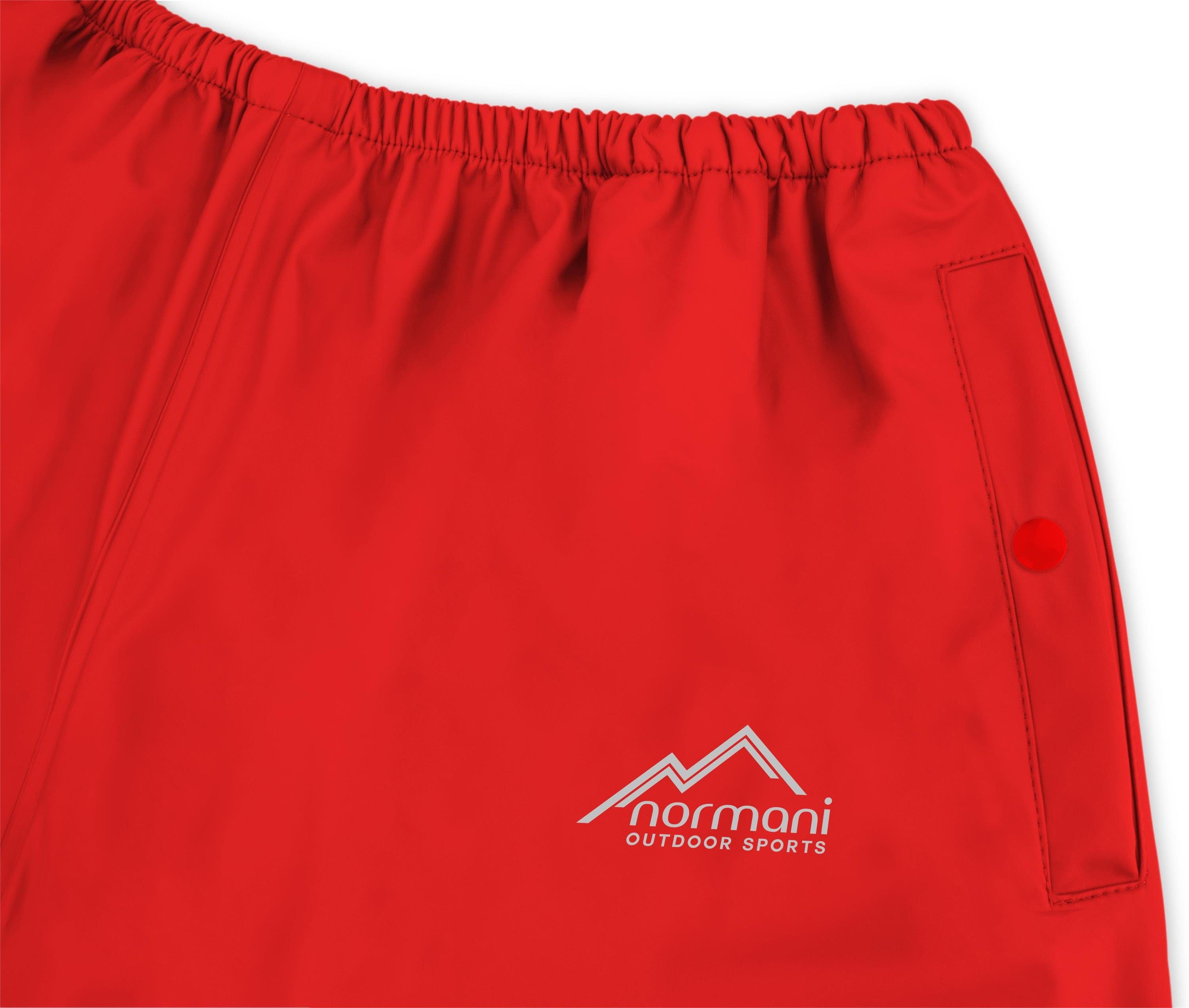 normani Regenhose Kinder Regenhose York Jungen und Mädchen - Wind- und wasserdichte Regenhose mit Reflektoren – Bild 3 von 5