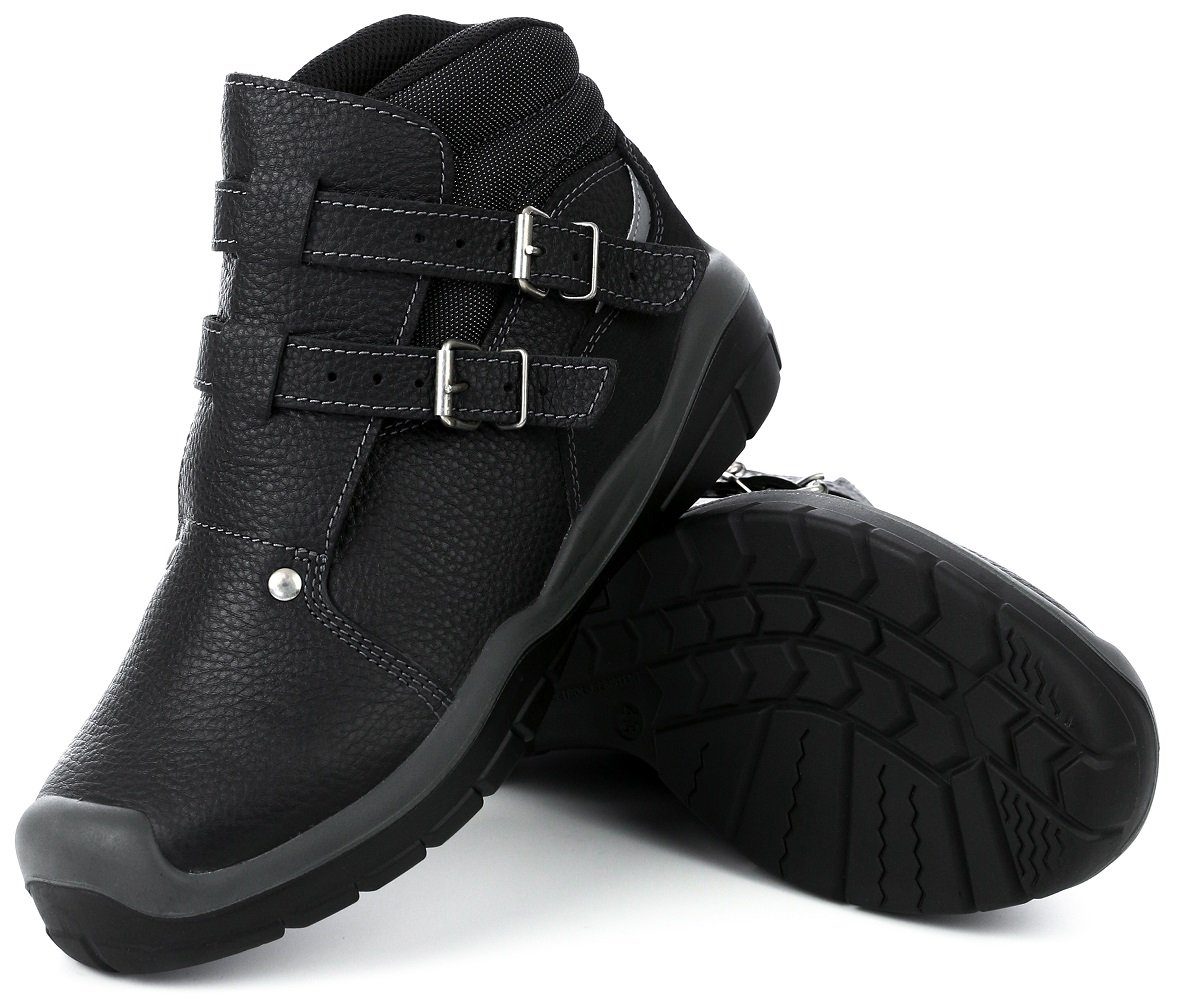 S3 Dachdecker Schnallenschuh SAFE-STAN Schwarz Arbeitsschuh