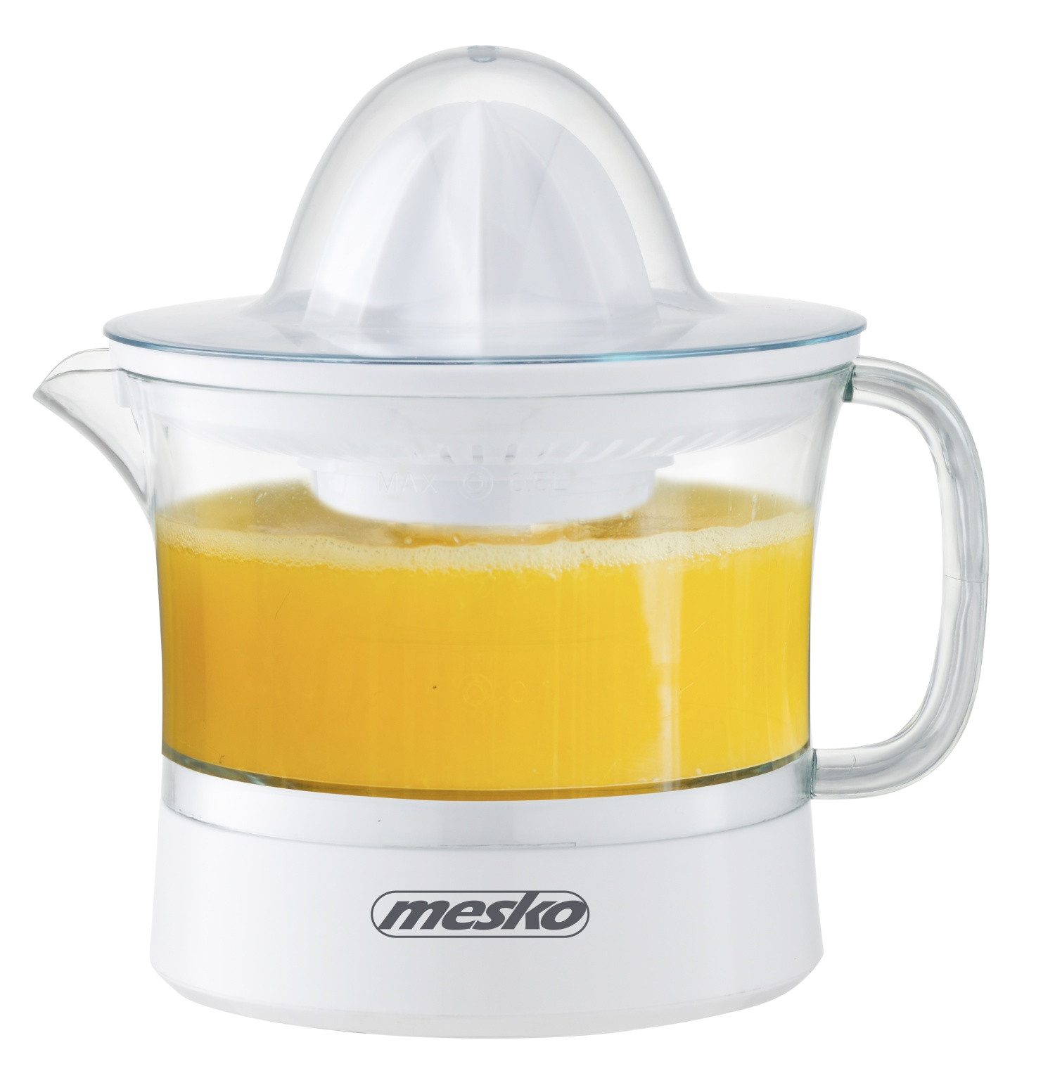 Mesko Zitruspresse MS 4010 Kleine Zitruspresse 40W - 0,5 L, Weiß, 60 W