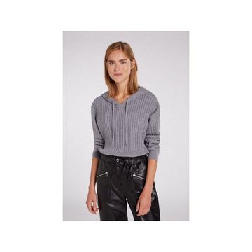 Oui Longpullover grau (1-tlg)