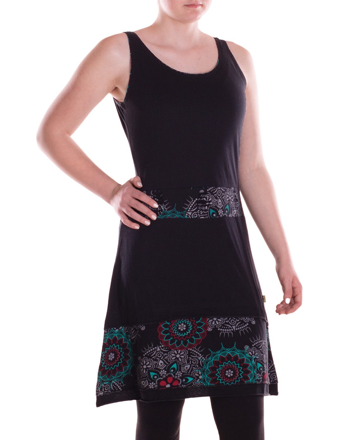 Vishes Sommerkleid Damen mittellanges Kleid Baumwolle günstig online kaufen