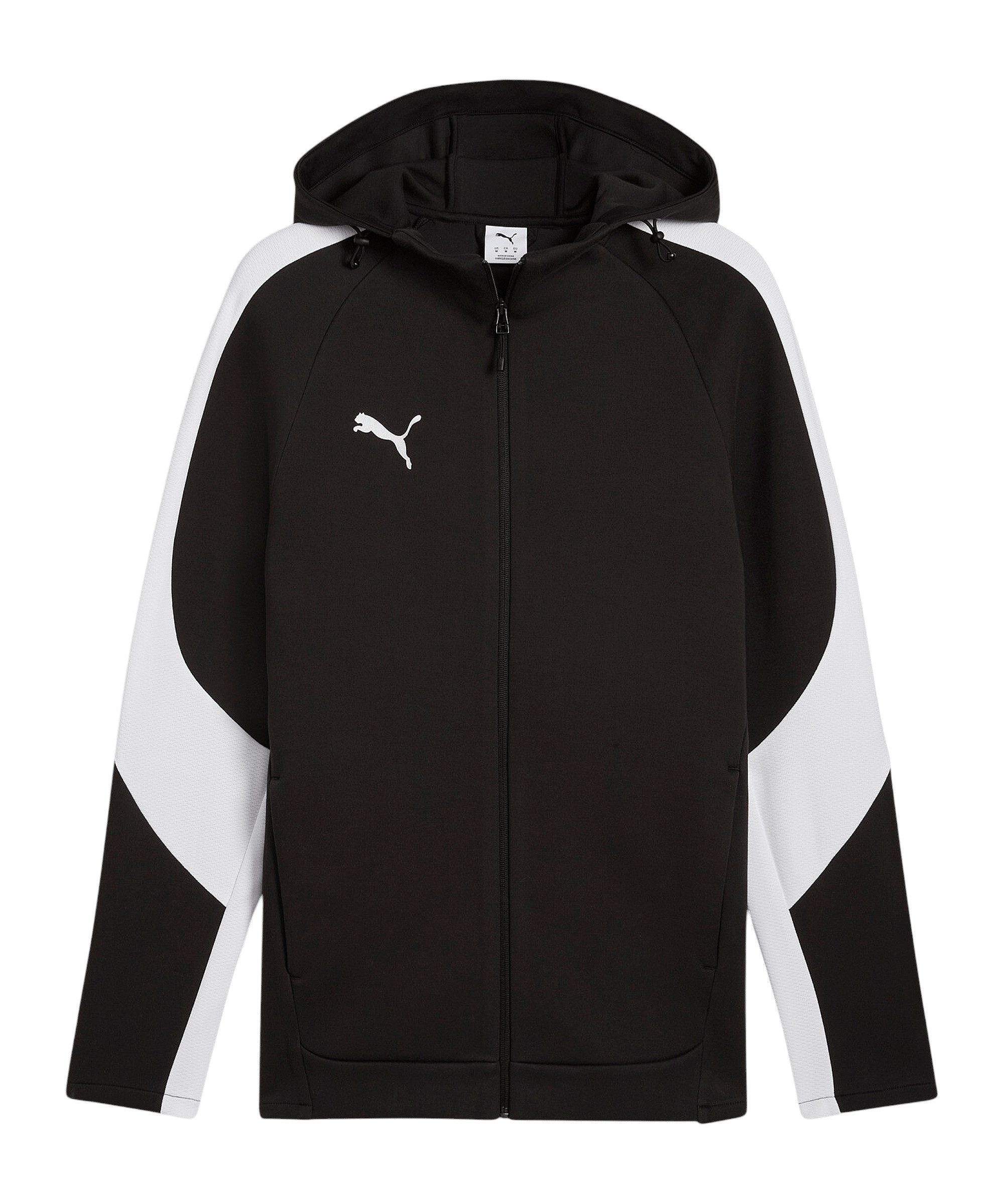 PUMA Sweatjacke PUMA teamEVOSTRIPE Kapuzenjacke Baumwolle