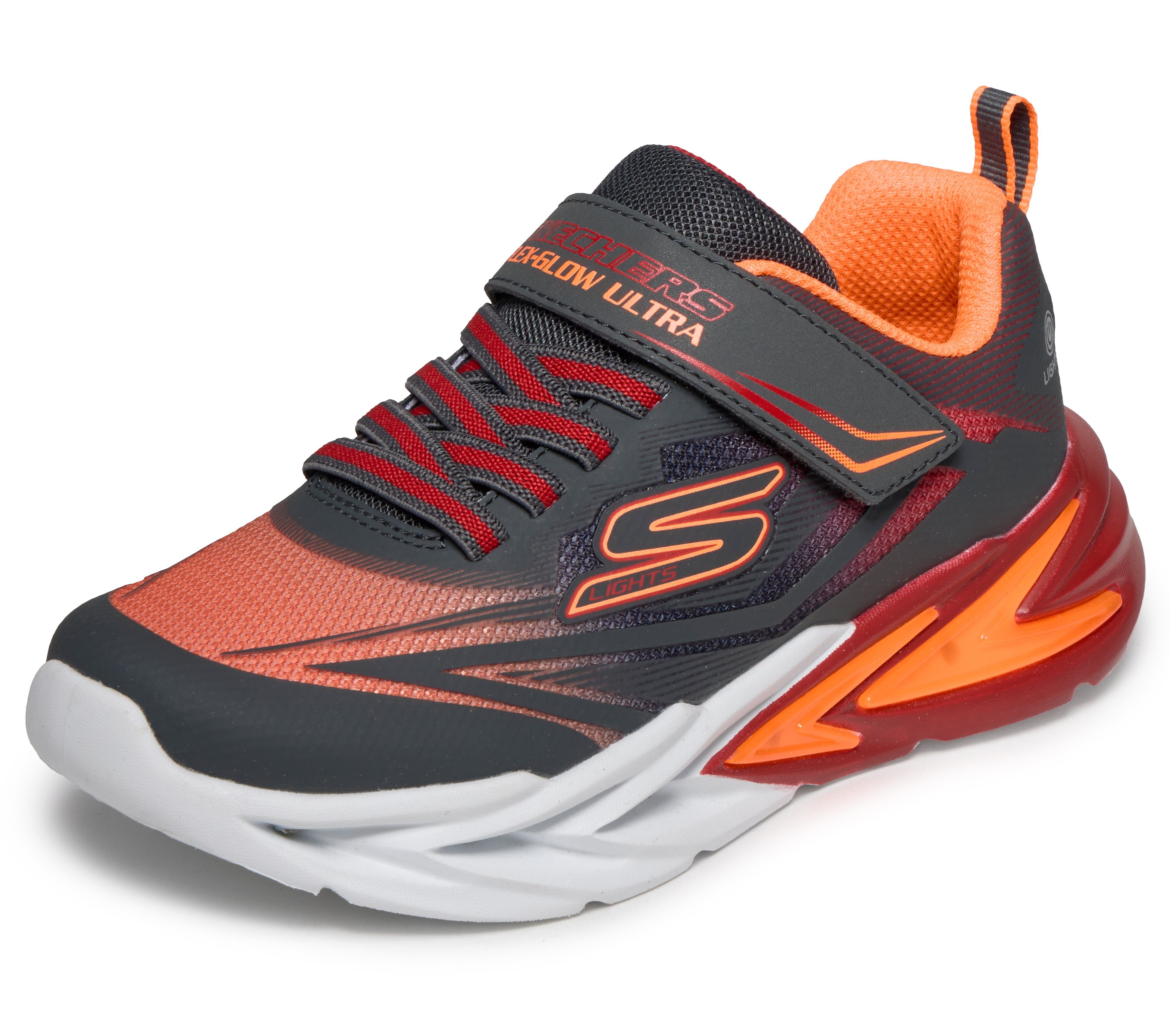 Skechers FLEX-GLOW ULTRA Sneaker Klettschuh zum Schlüpfen, Größenschablone zum Download