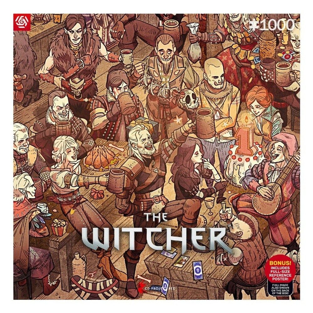 Good Loot Puzzle The Witcher Puzzle Birthday (1000 Teile), Puzzleteile