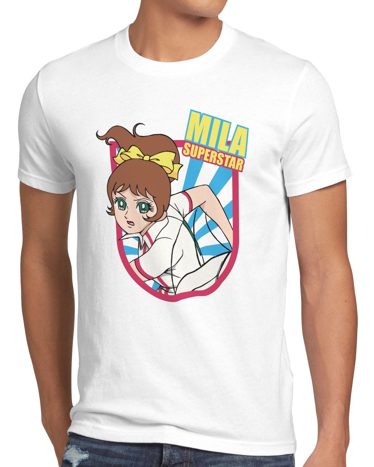 style3 Print Shirt Herren T Shirt Mila Volleyball anime manga team japan