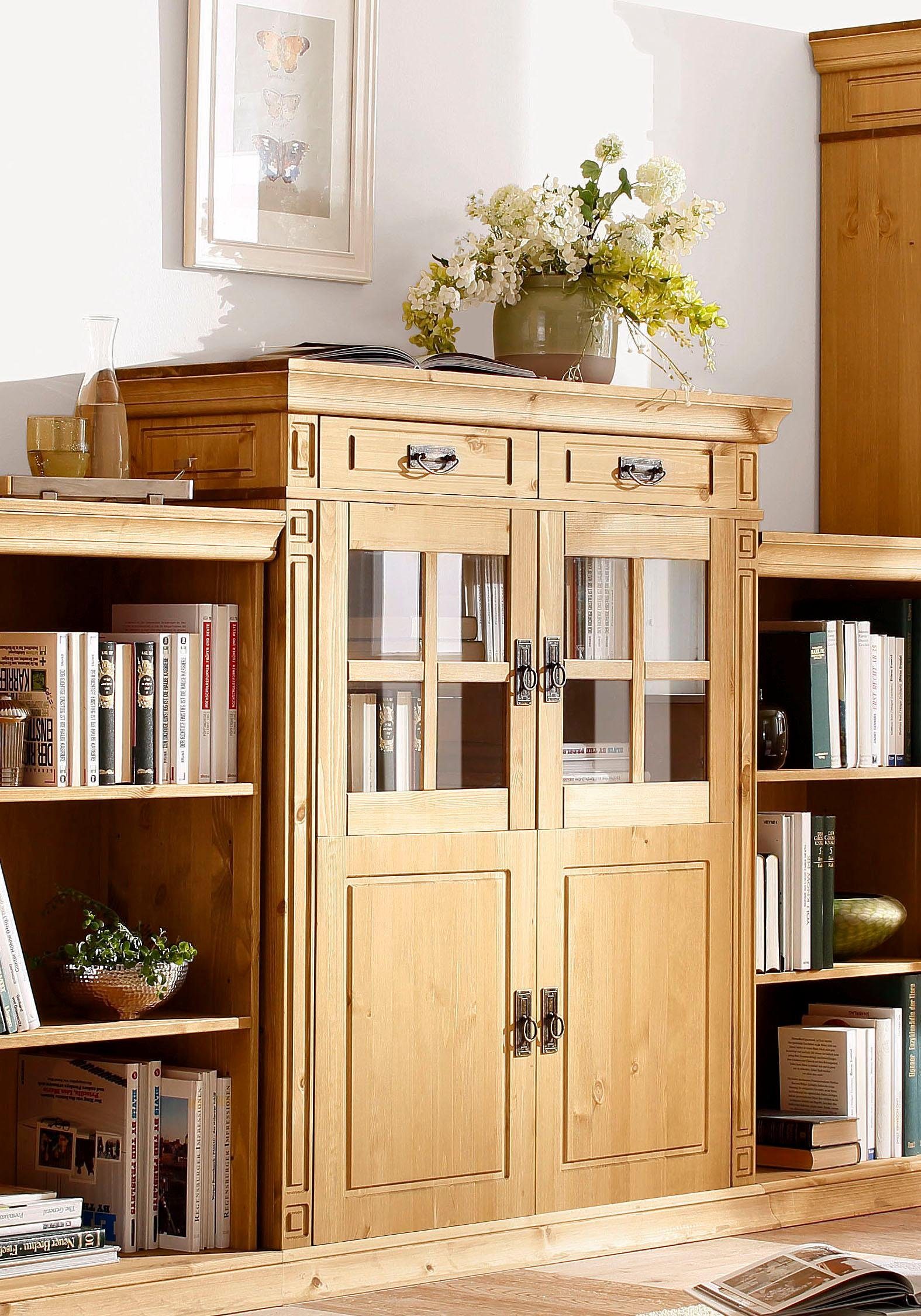 OTTO home Highboard Vinales (B/T/H:109/39/130 cm), Vitrine, Breite 112 cm