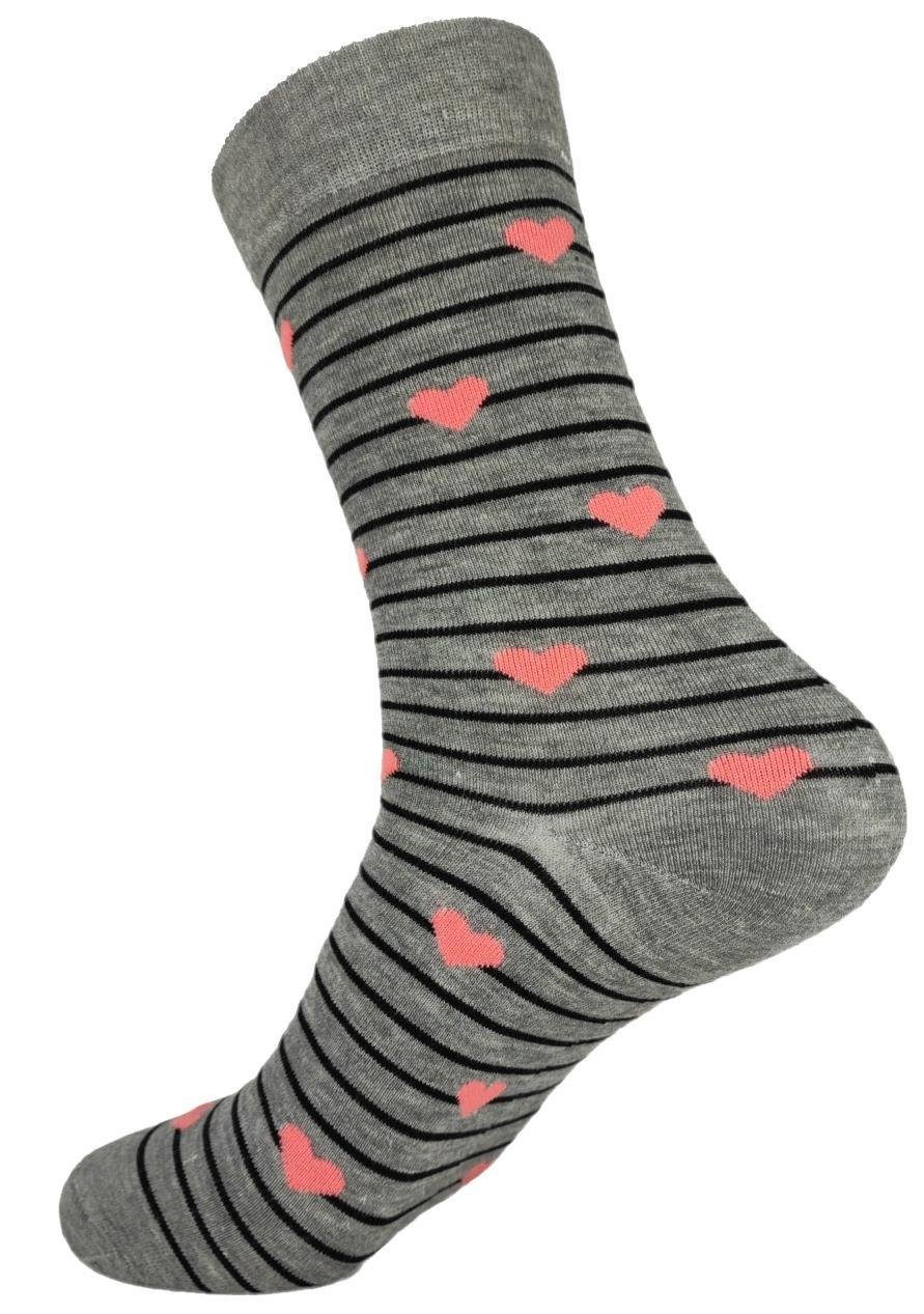 EloModa Freizeitsocken 12 Paar Damen Socken Mix3 39-42 Baumwolle; Muster 12 mit Paar, (12-Paar) 35-38