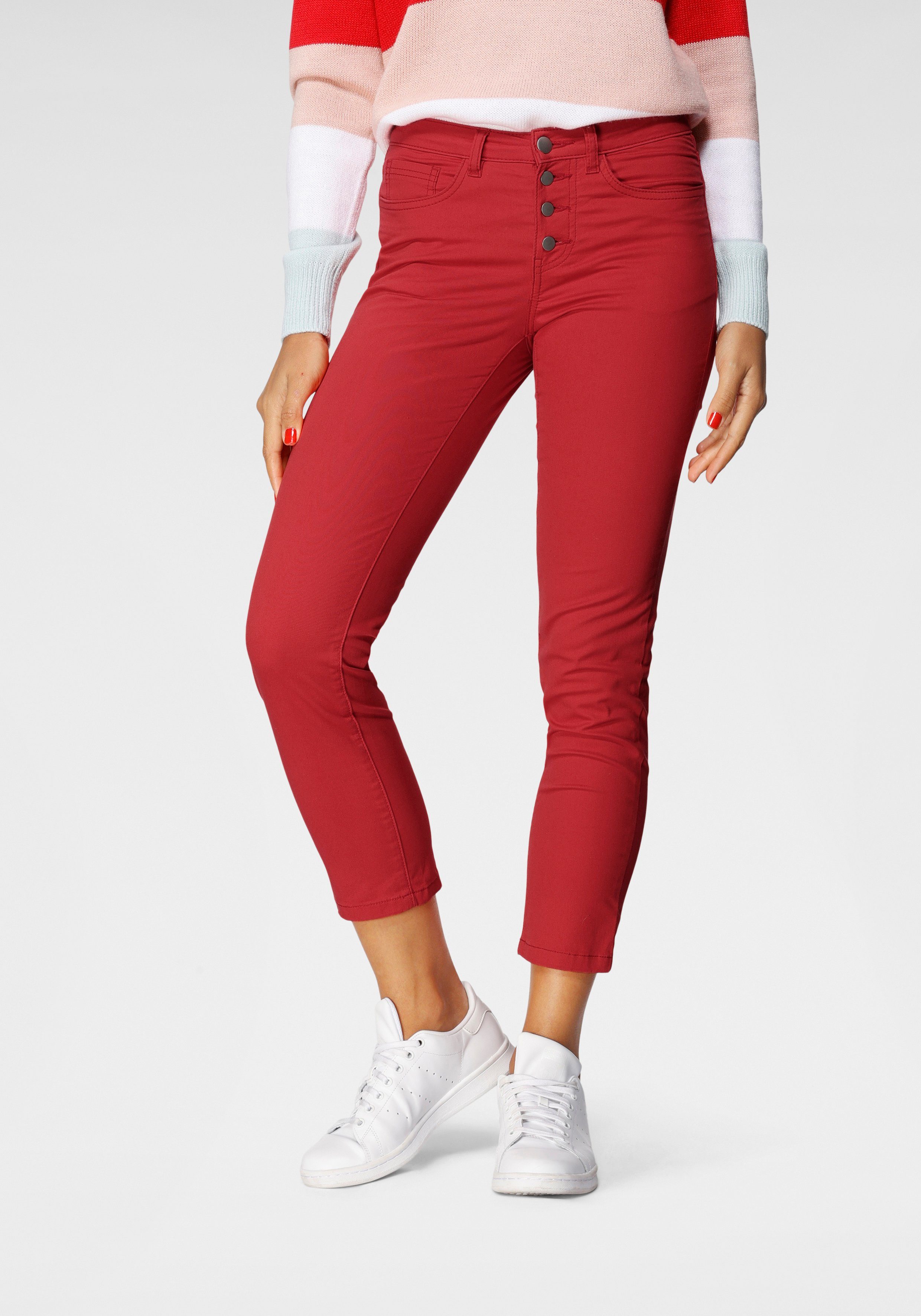 Rote 7/8-Jeans online kaufen » Rote Cropped Jeans | OTTO