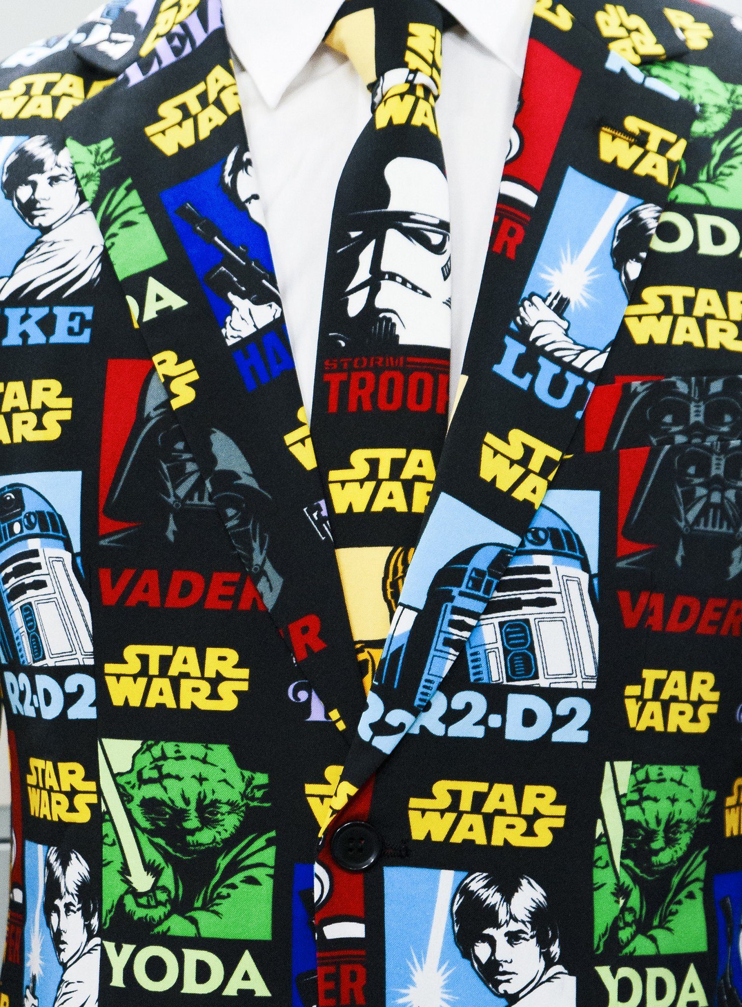 Opposuits Kostüm Strong Force Jackett - slim-fit Sakko für Karneval, Auch o günstig online kaufen