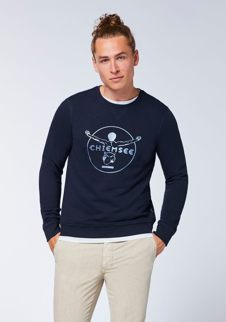 Poinsettia Sweatshirt, Men Fit, Sweatshirt GOTS Chiemsee Regular