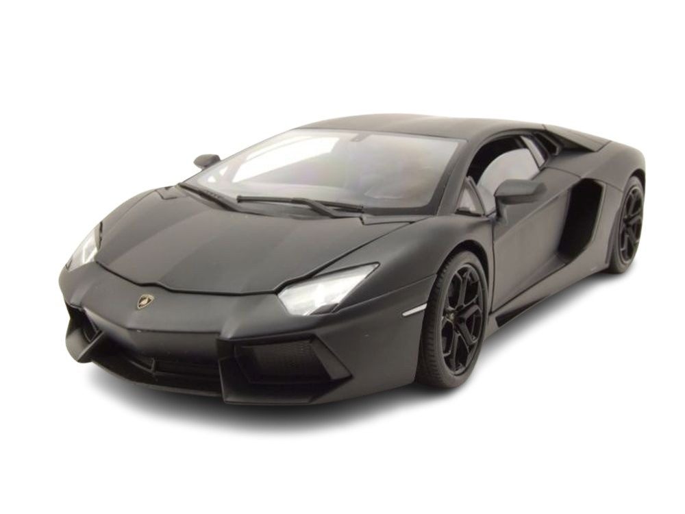 Welly Modellauto Lamborghini Aventador LP700-4 2011 matt schwarz, Maßstab 1:18