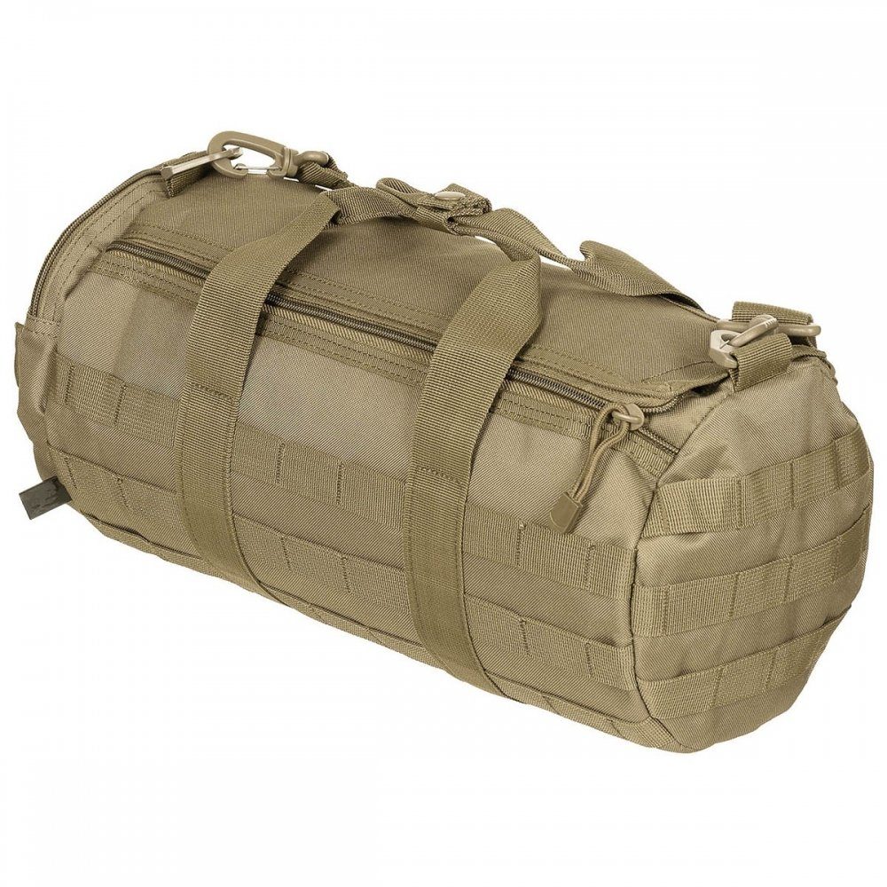 MFH Schultertasche Einsatztasche, rund, "MOLLE", coyote günstig online kaufen
