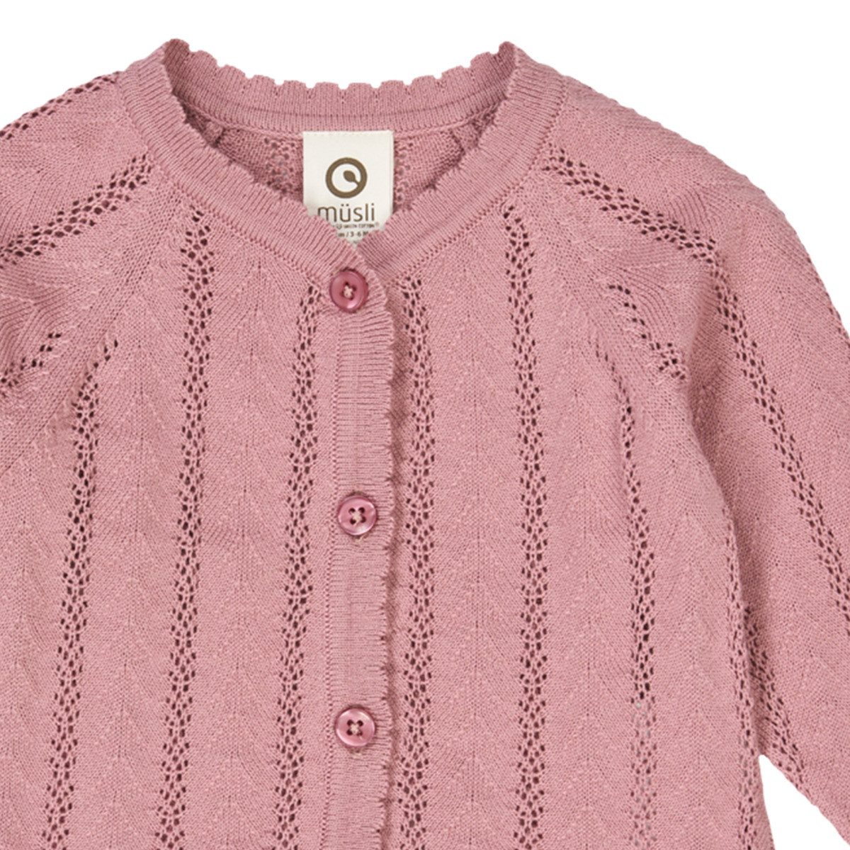 Müsli by GREEN COTTON Strickjacke 1546007900 Mädchen Strick-Cardigan, Strickjäckchen, Grobstrickjacke, Feinstrickjacke