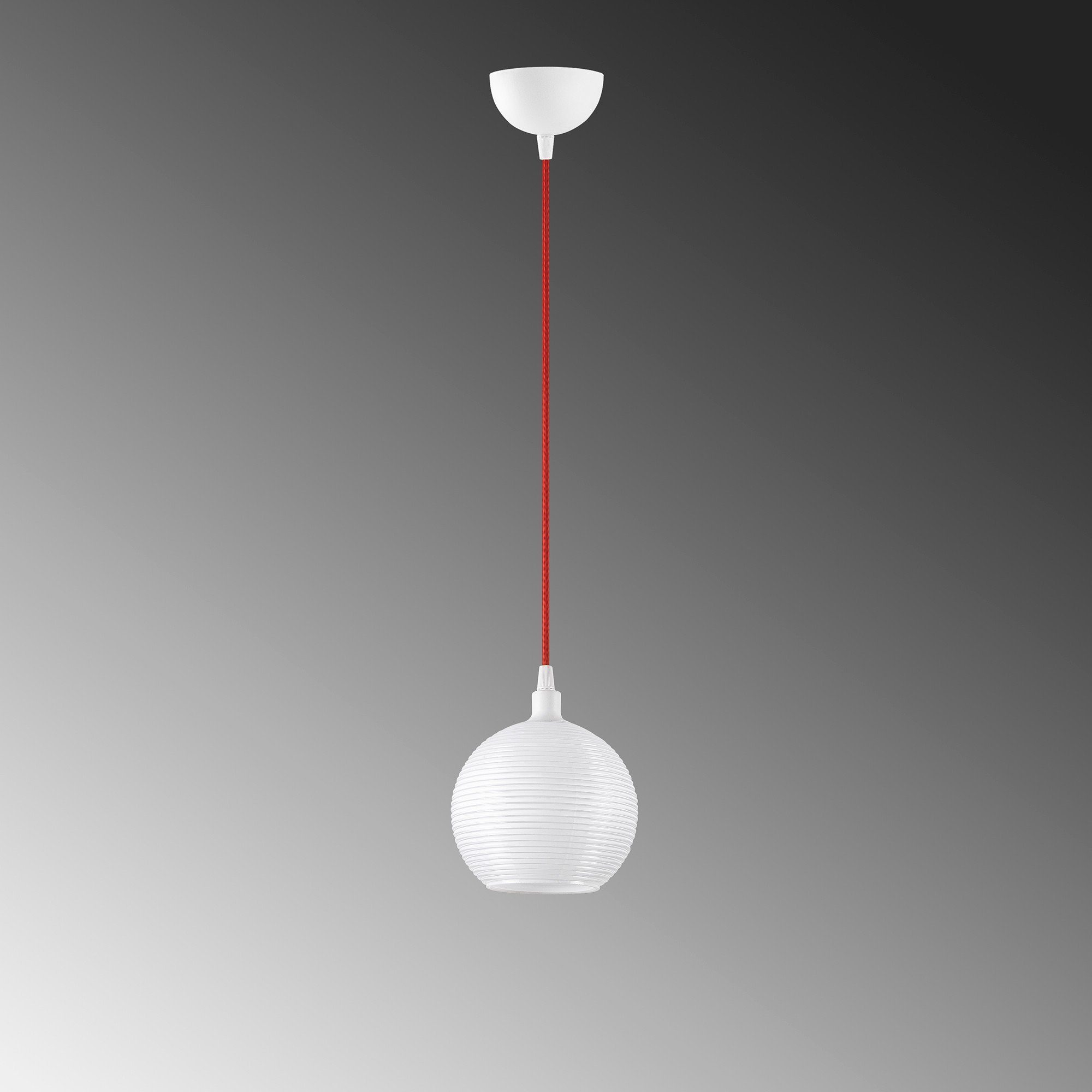Weiß,rot, Kronleuchter Metallkörper 15 Opviq cm, Muzo TTM, 15 x