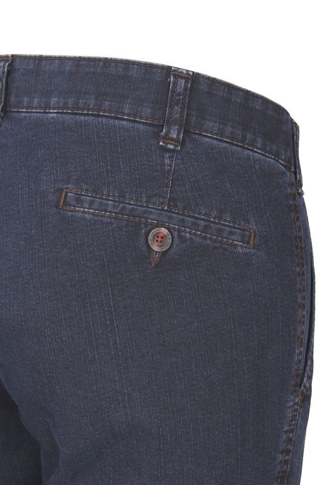 Hinrichs Club of Comfort Jeans Komfortbund DALLAS Bequeme 4631 bequemem dunkelblau-meliert mit