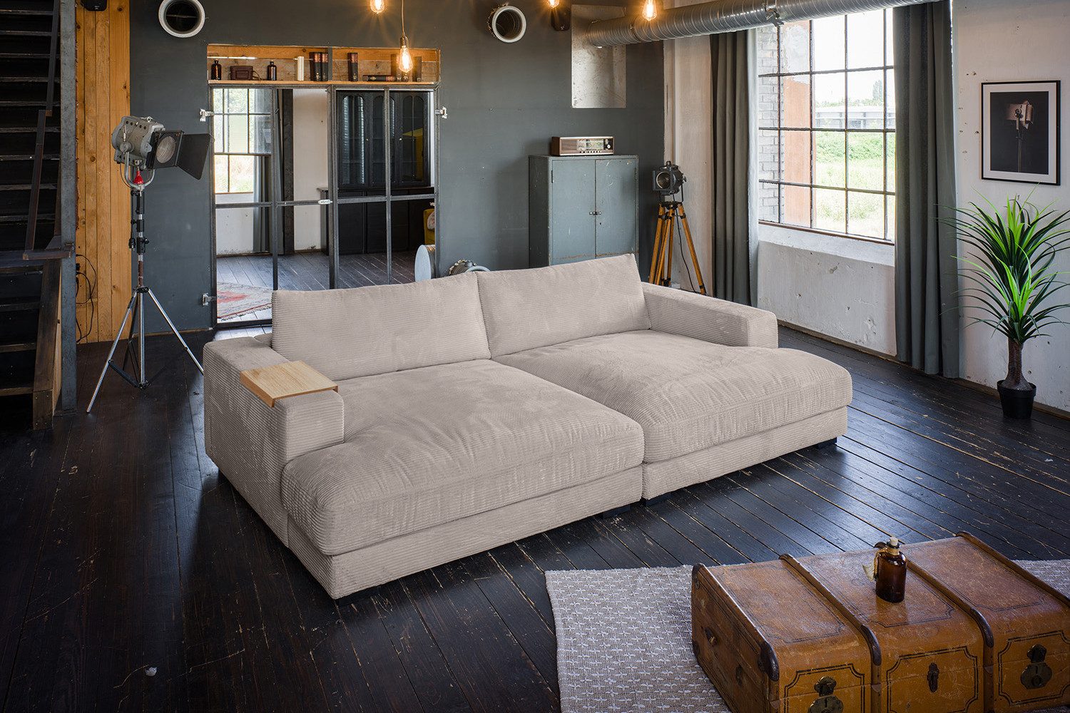 KAWOLA Big-Sofa MADELINE Riesen Cordsofa - günstig online kaufen