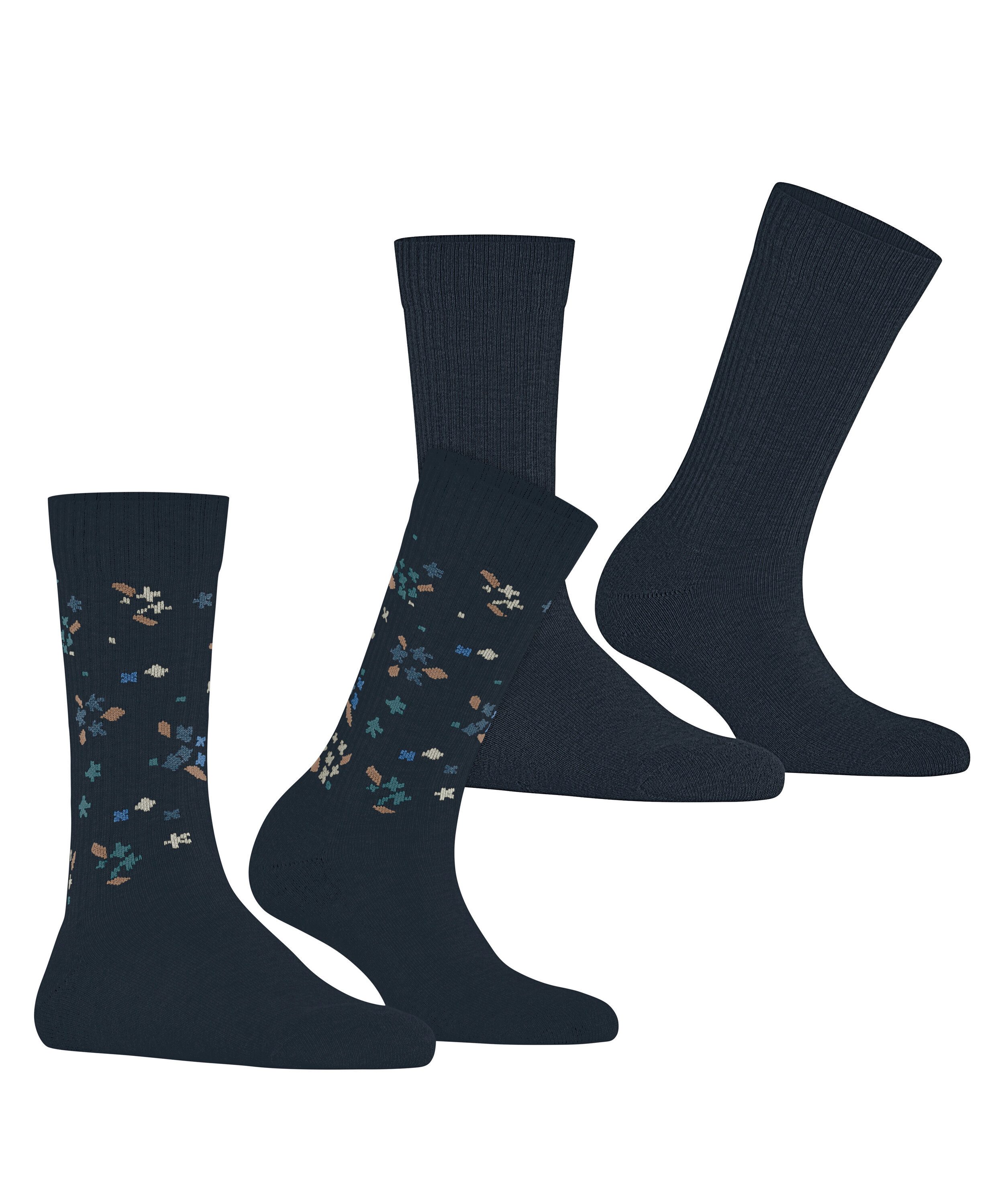 Esprit Socken Flower Rib 2-Pack (2-Paar)