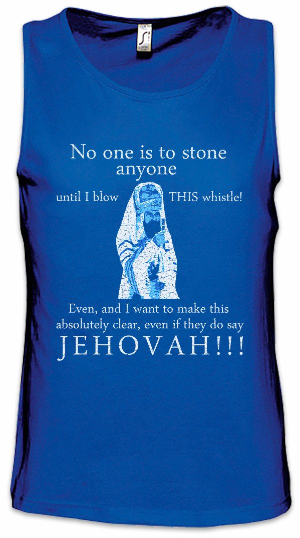 Tanktop Jehovah Ärmelloses T-Shirt Monty Des Brian Das Leben Python Life of
