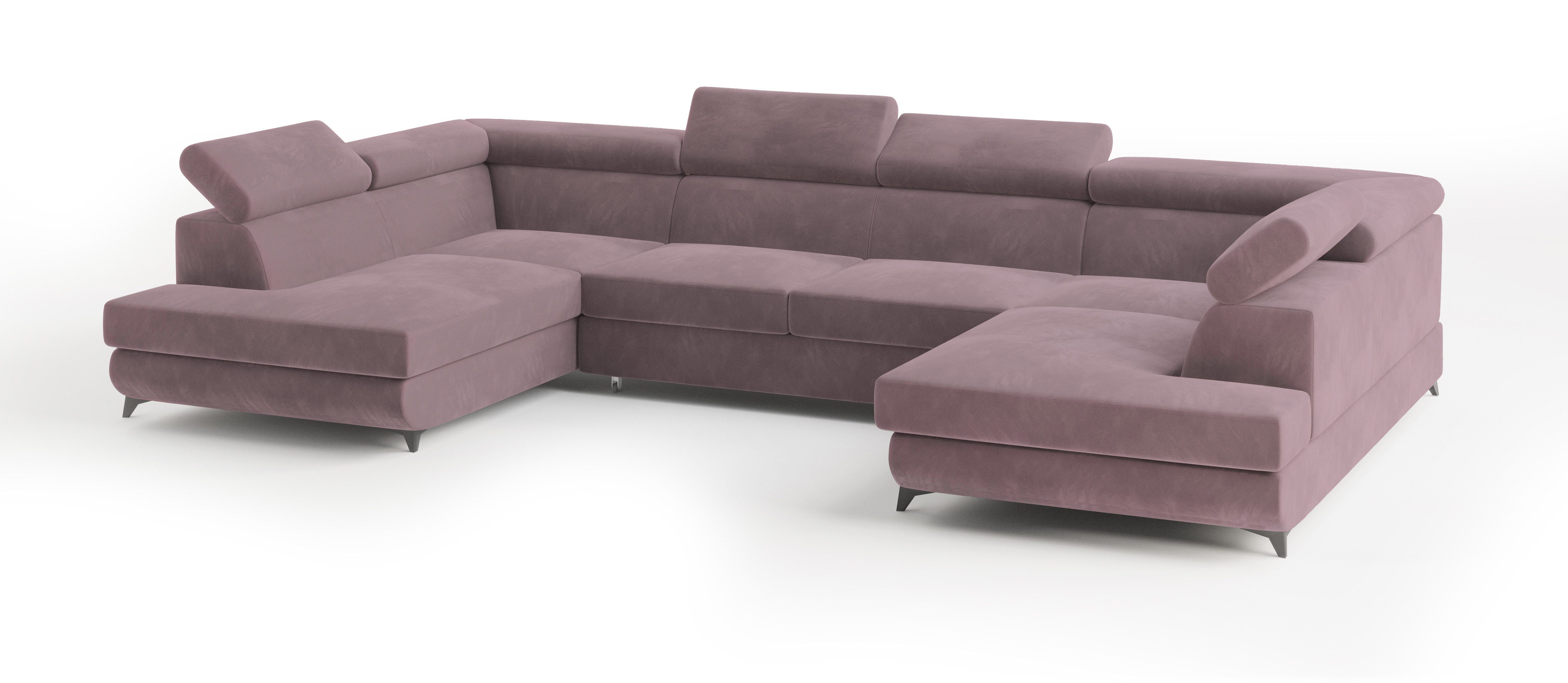 Masseno Ecksofa VINTESSA mit Schlaffunktion U-Form, günstig online kaufen