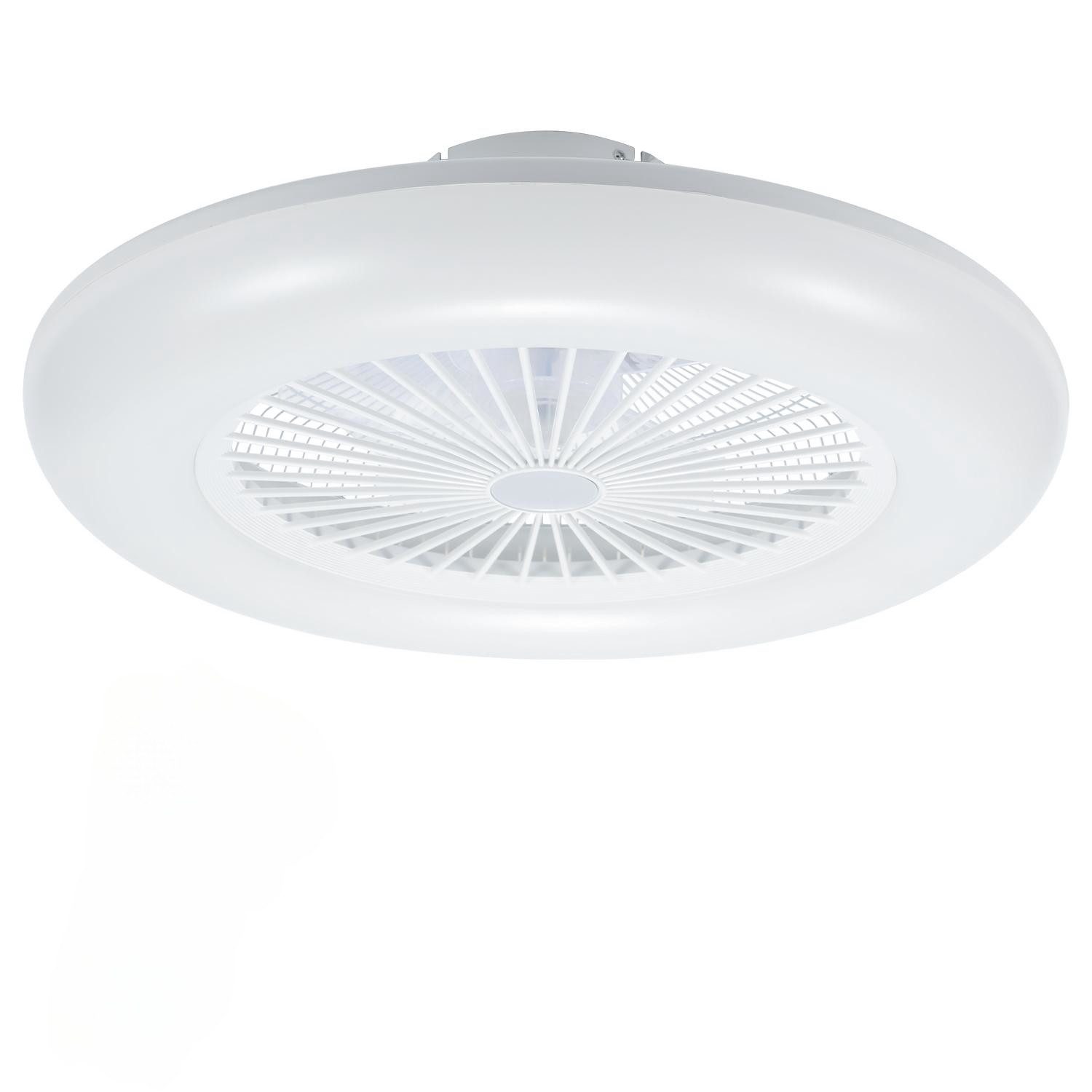 Clanmacy Deckenventilator mit Beleuchtung 80W Dimmbar, günstig online kaufen