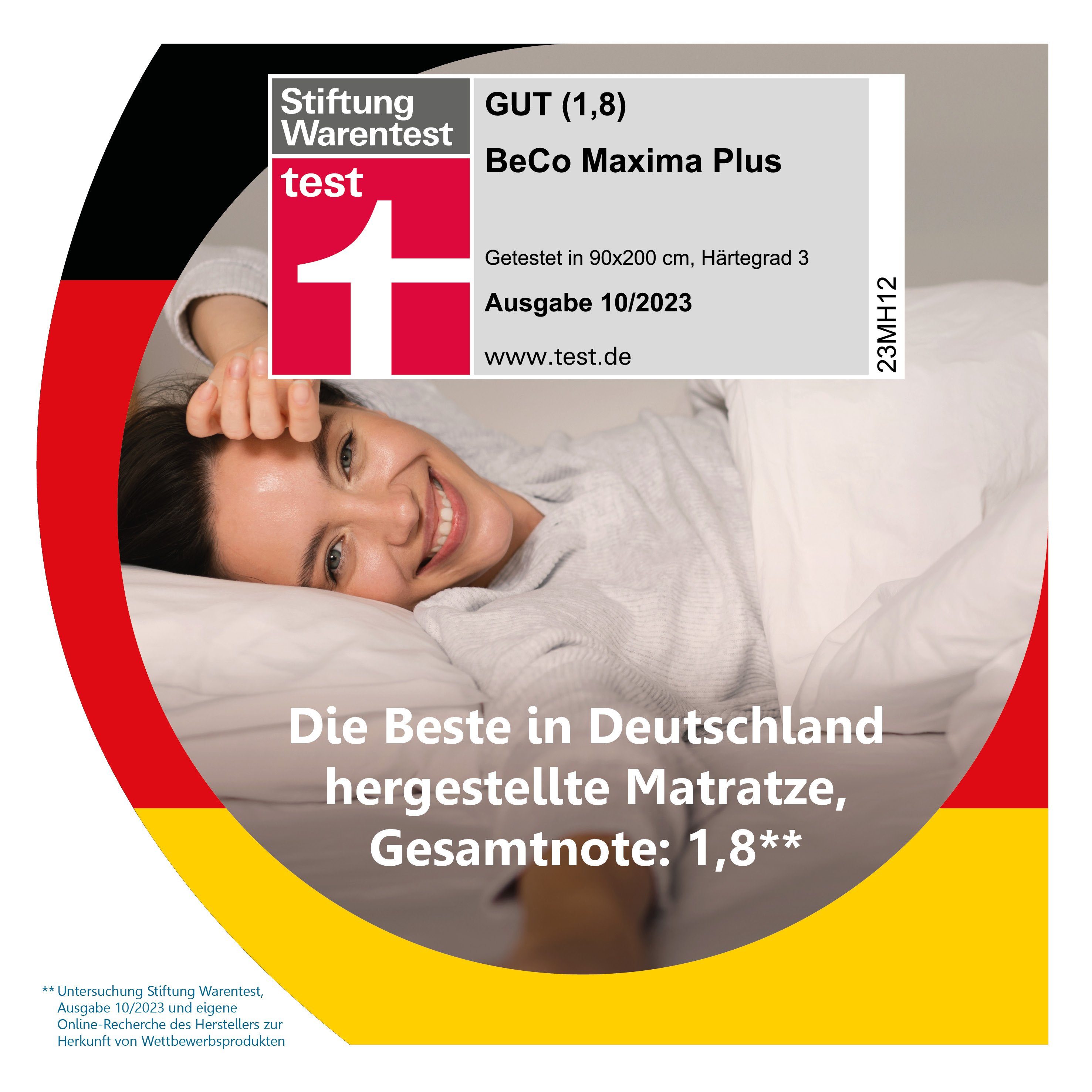 Taschenfederkernmatratze Maxima Plus, Beco, 22 cm günstig online kaufen