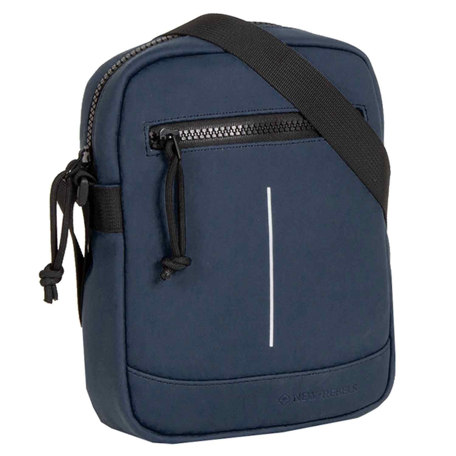 Umhängetasche New Rebels Umhängetasche Mart Top Zip navy (Stück, Stück), Reißverschluss