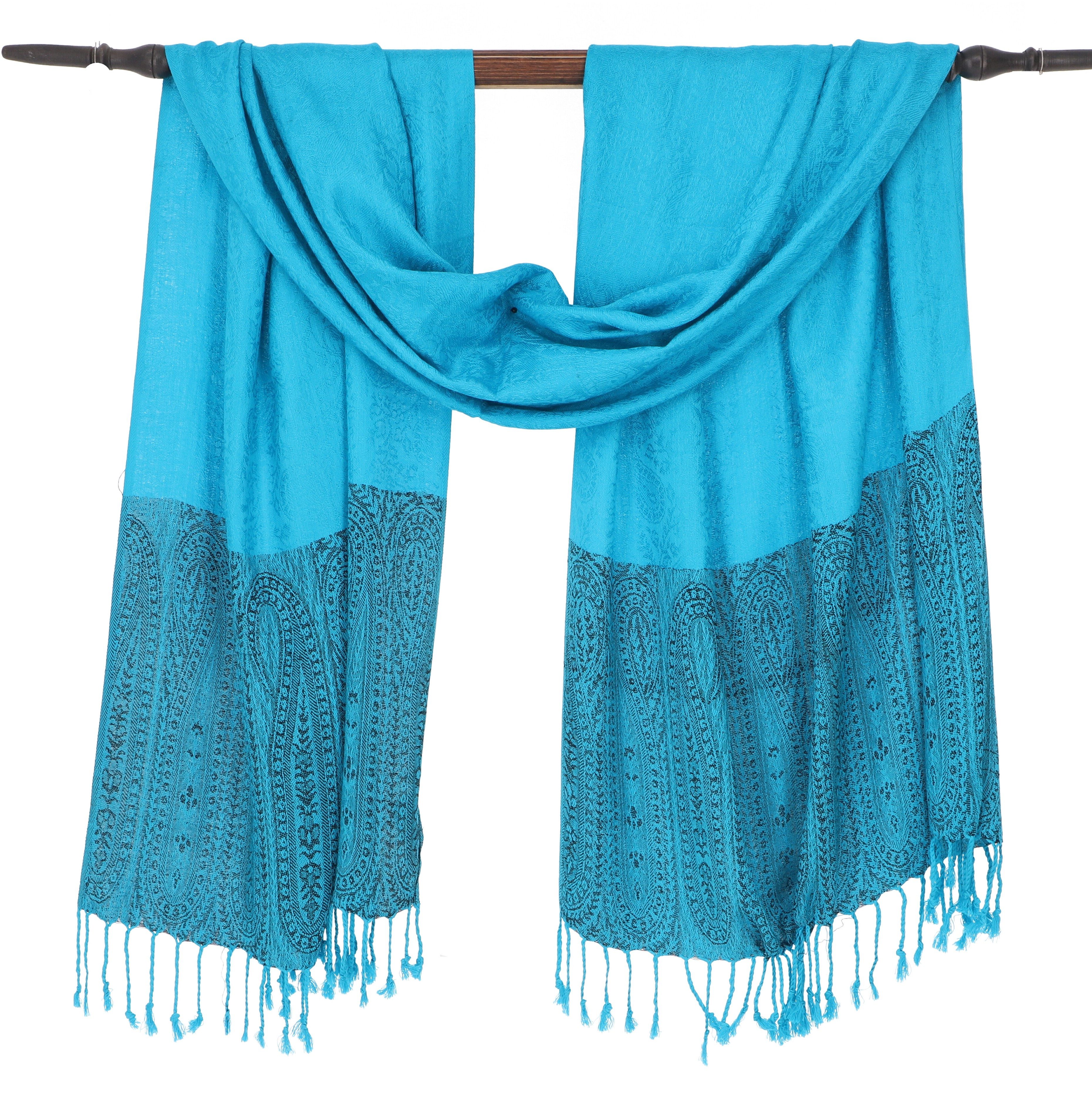 Guru-Shop Halstuch Weicher Viskose Schal, Stola mit Paisley,..