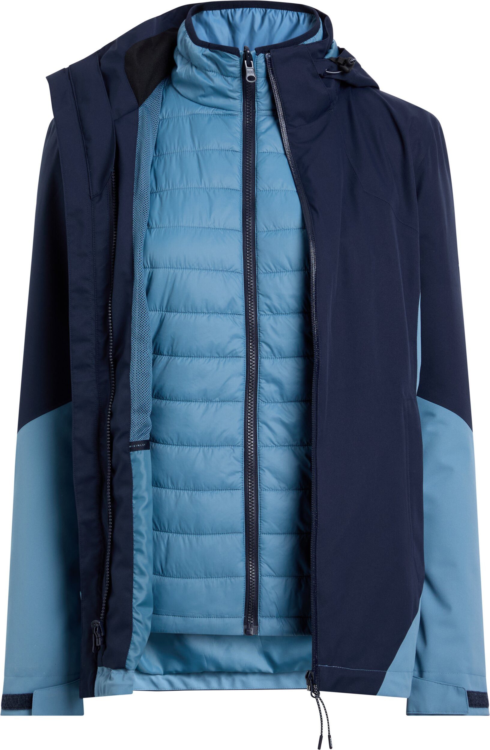 McKINLEY 3-in-1-Funktionsjacke Da.-Doppel-Jacke Aneli 3:1 wms AOP-/VIOLET